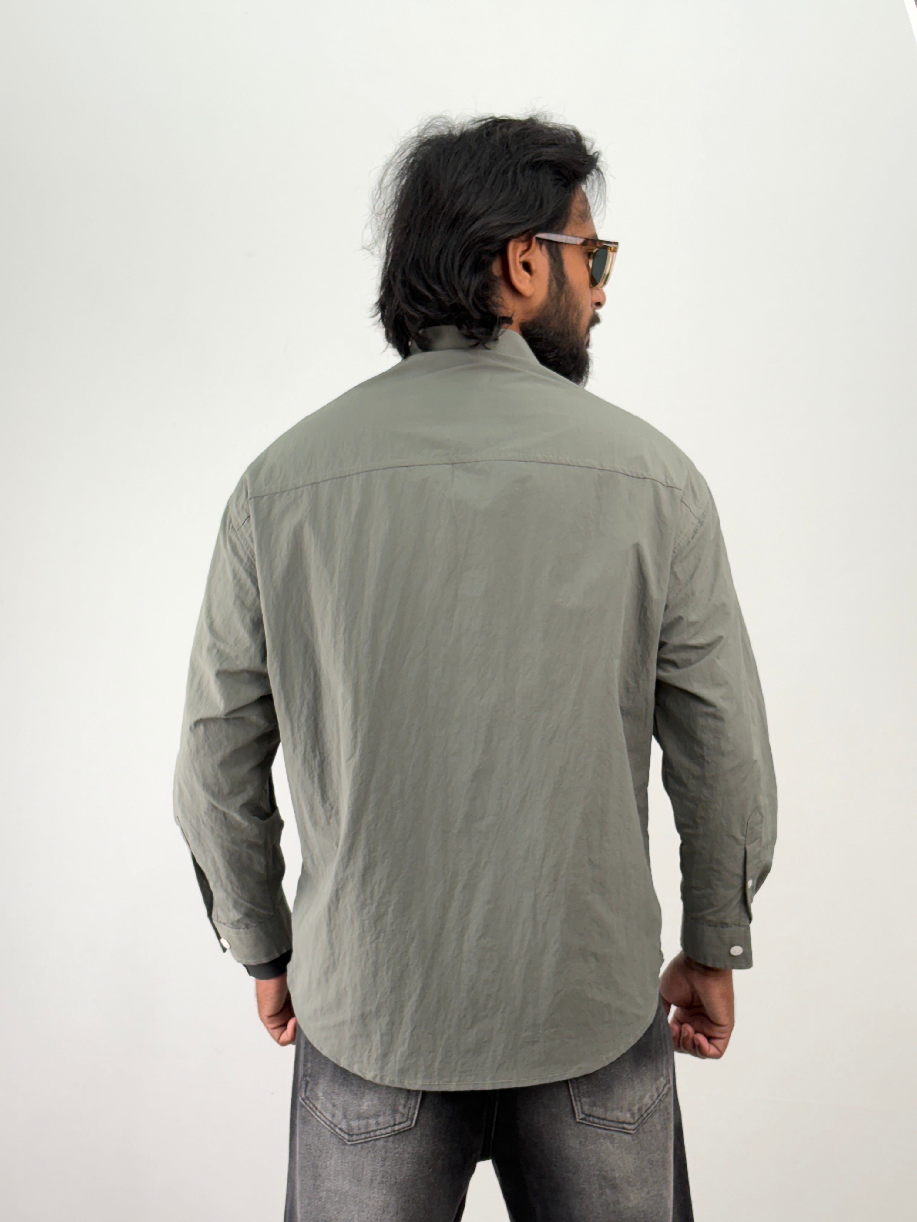 Grey Oversized Shirt