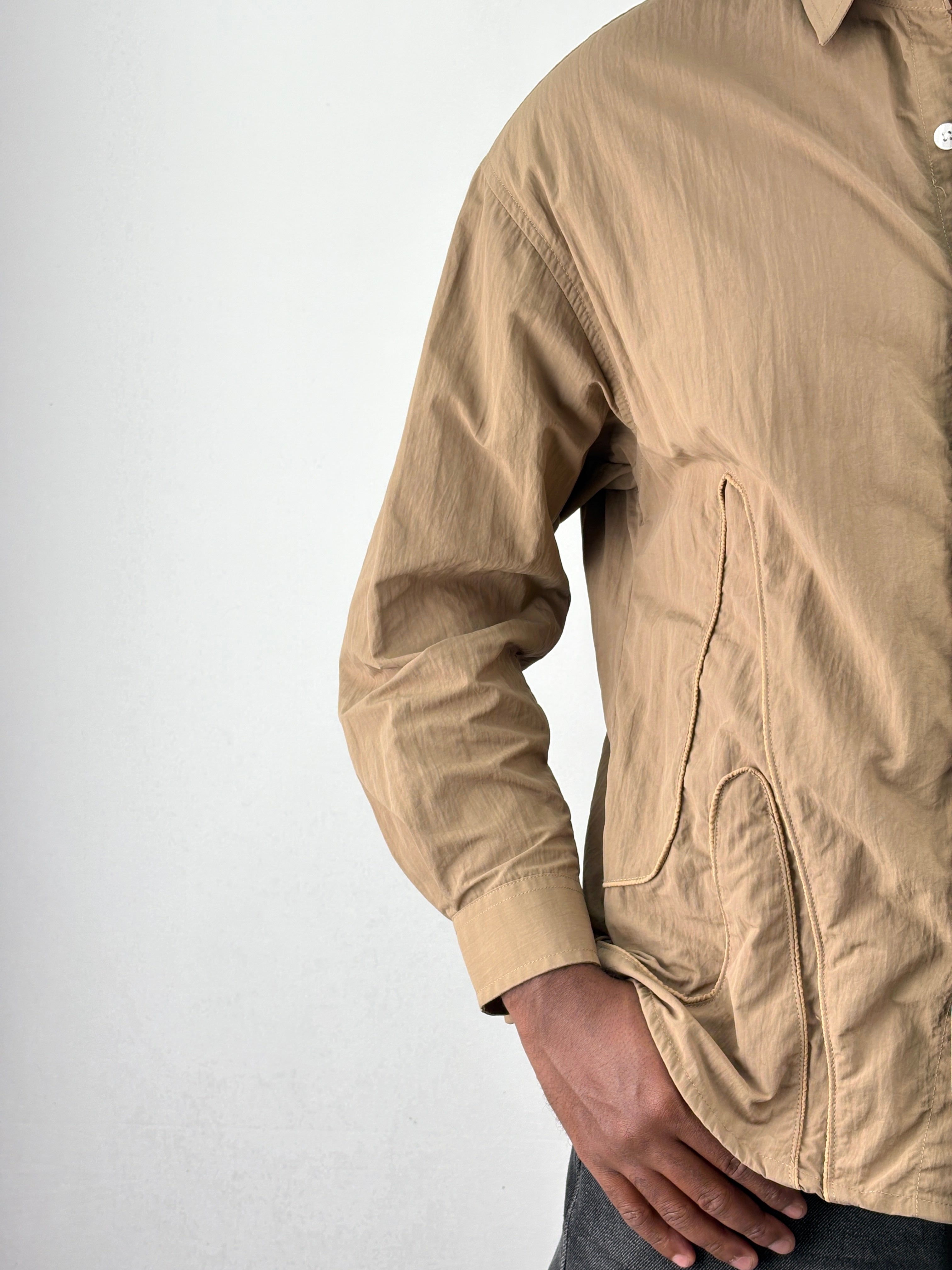 Khaki Oversized Shirt