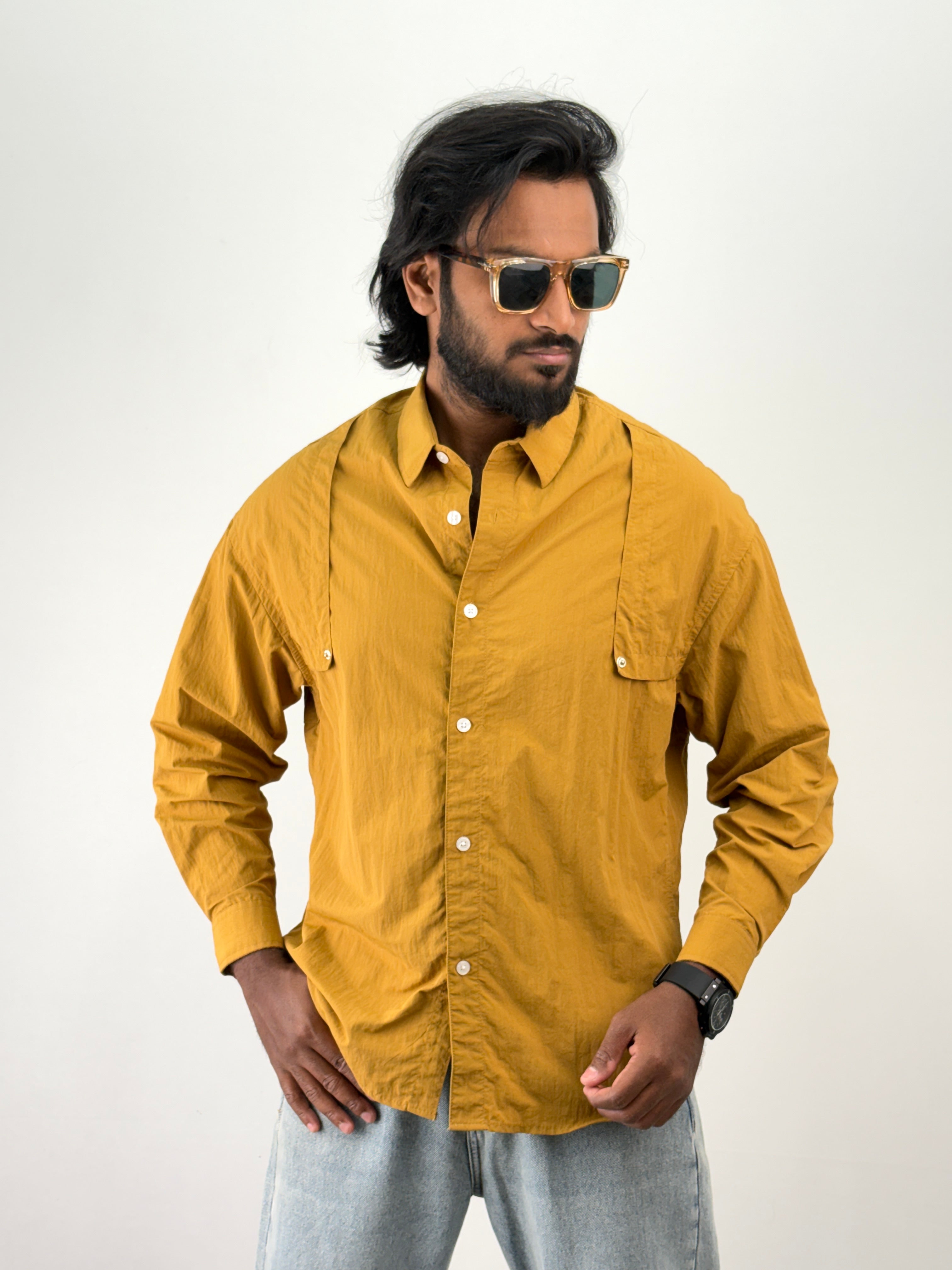 Mustard Oversized Shirt