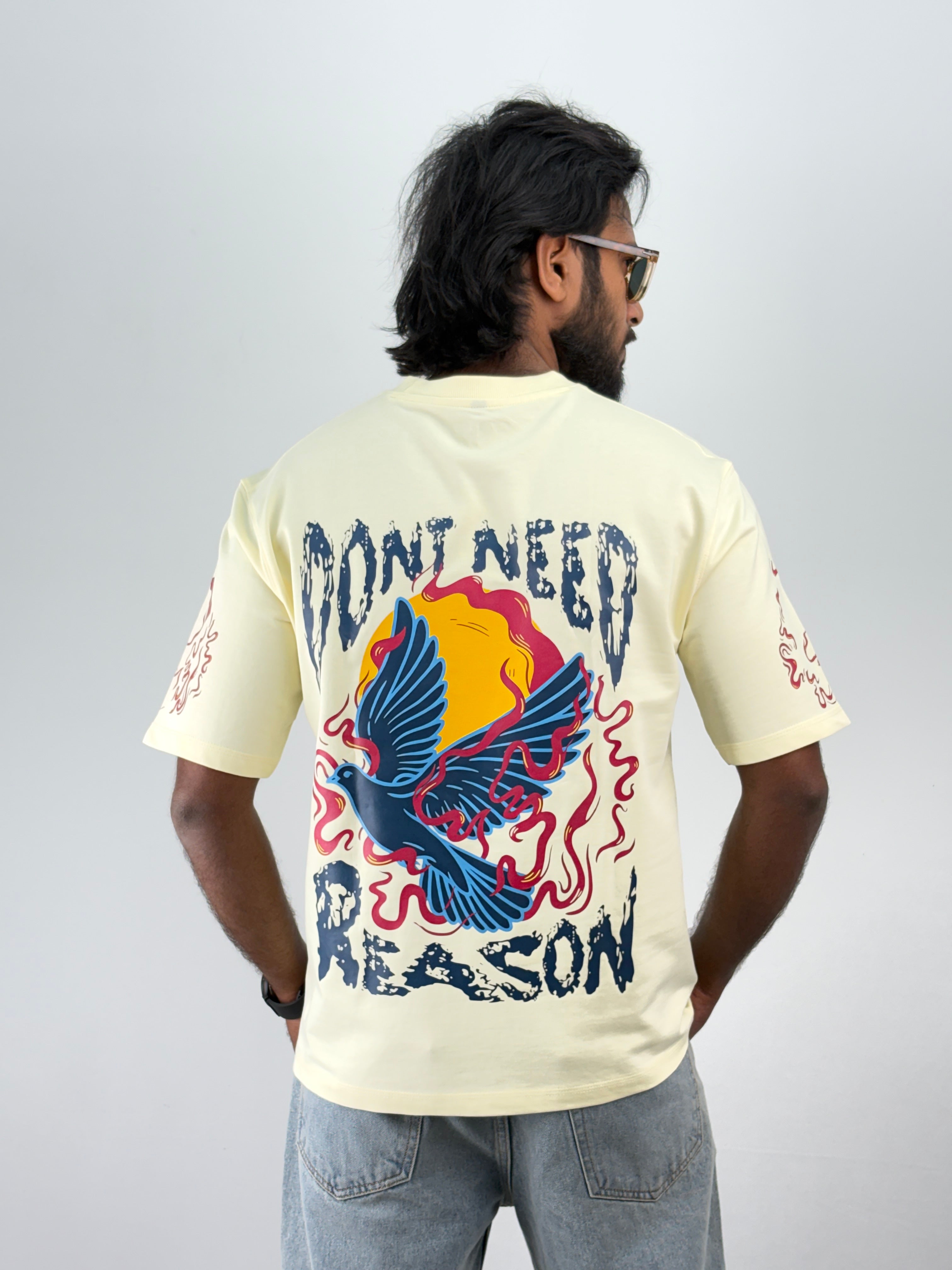 1 Off White Oversized T-Shirt