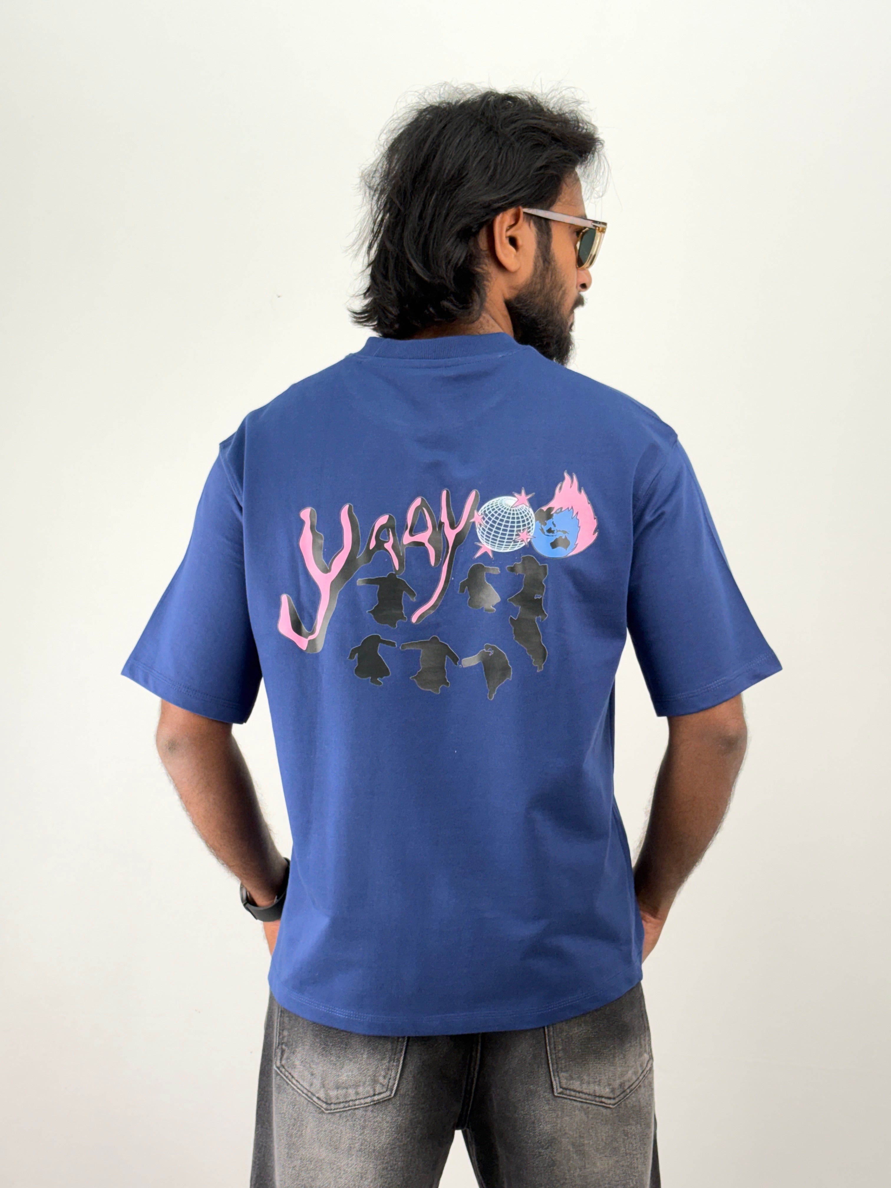 Blue Oversized T-Shirt