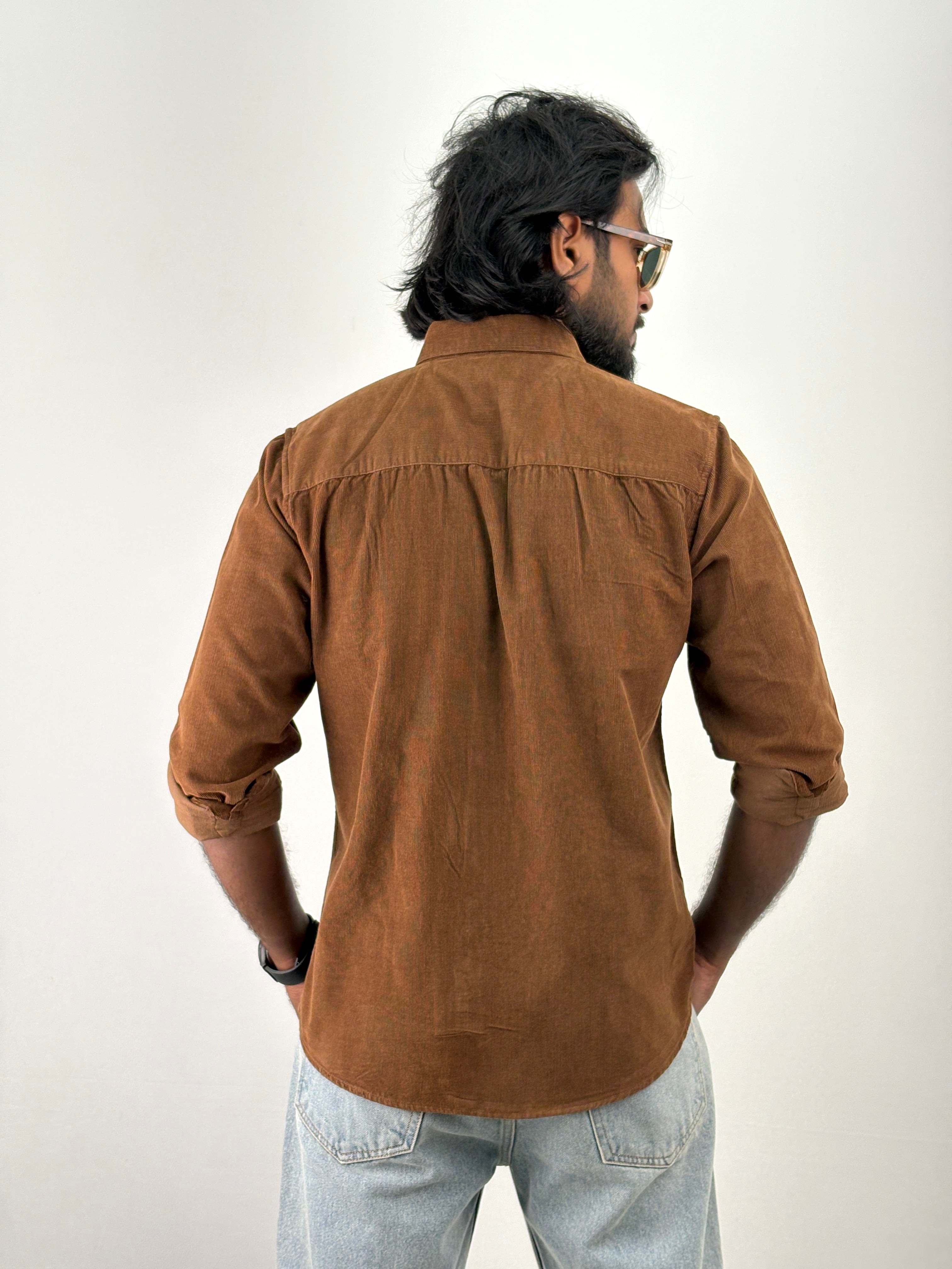 Brown Corduroy Shirt 1
