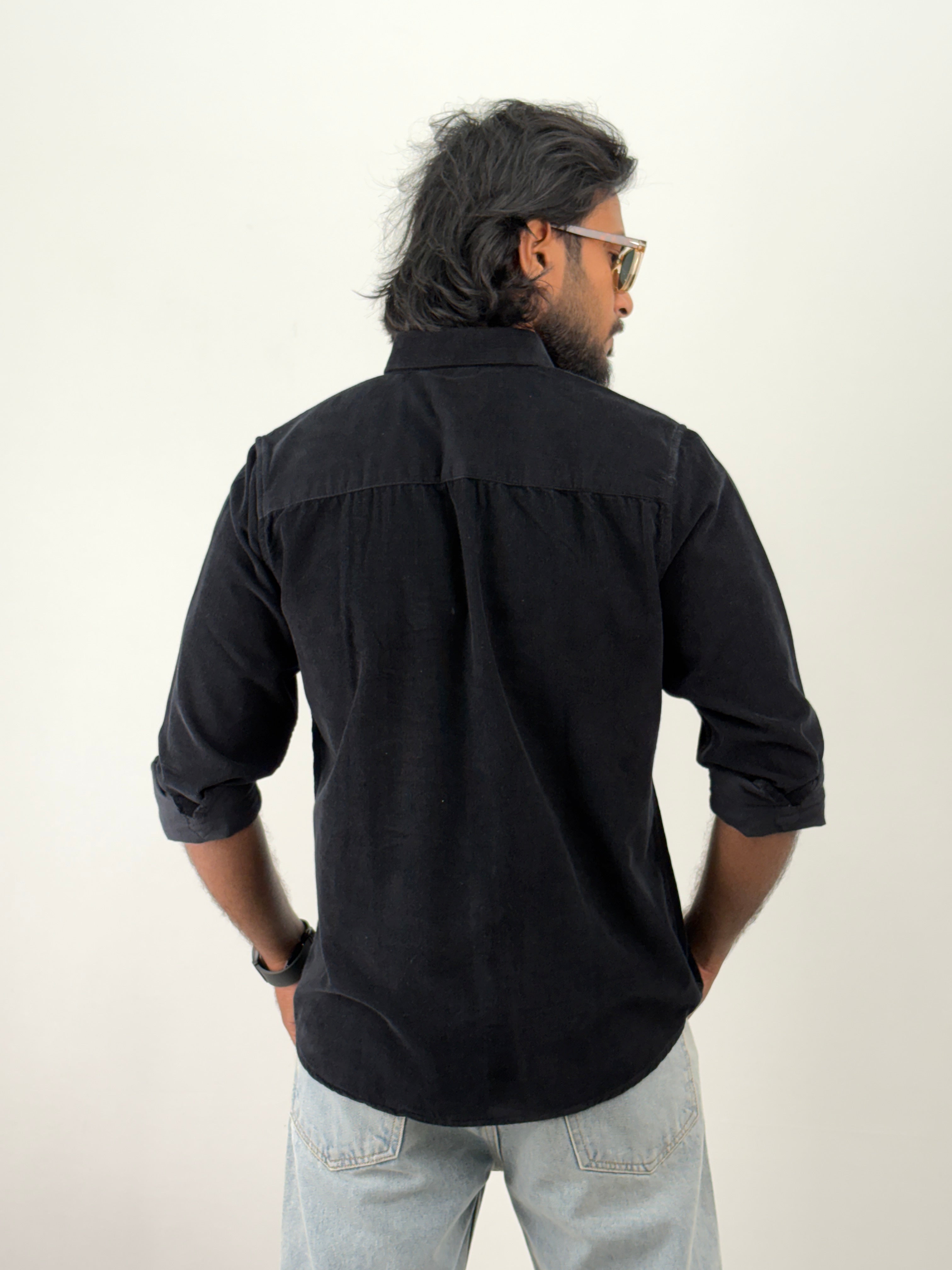 Black Corduroy Shirt 1