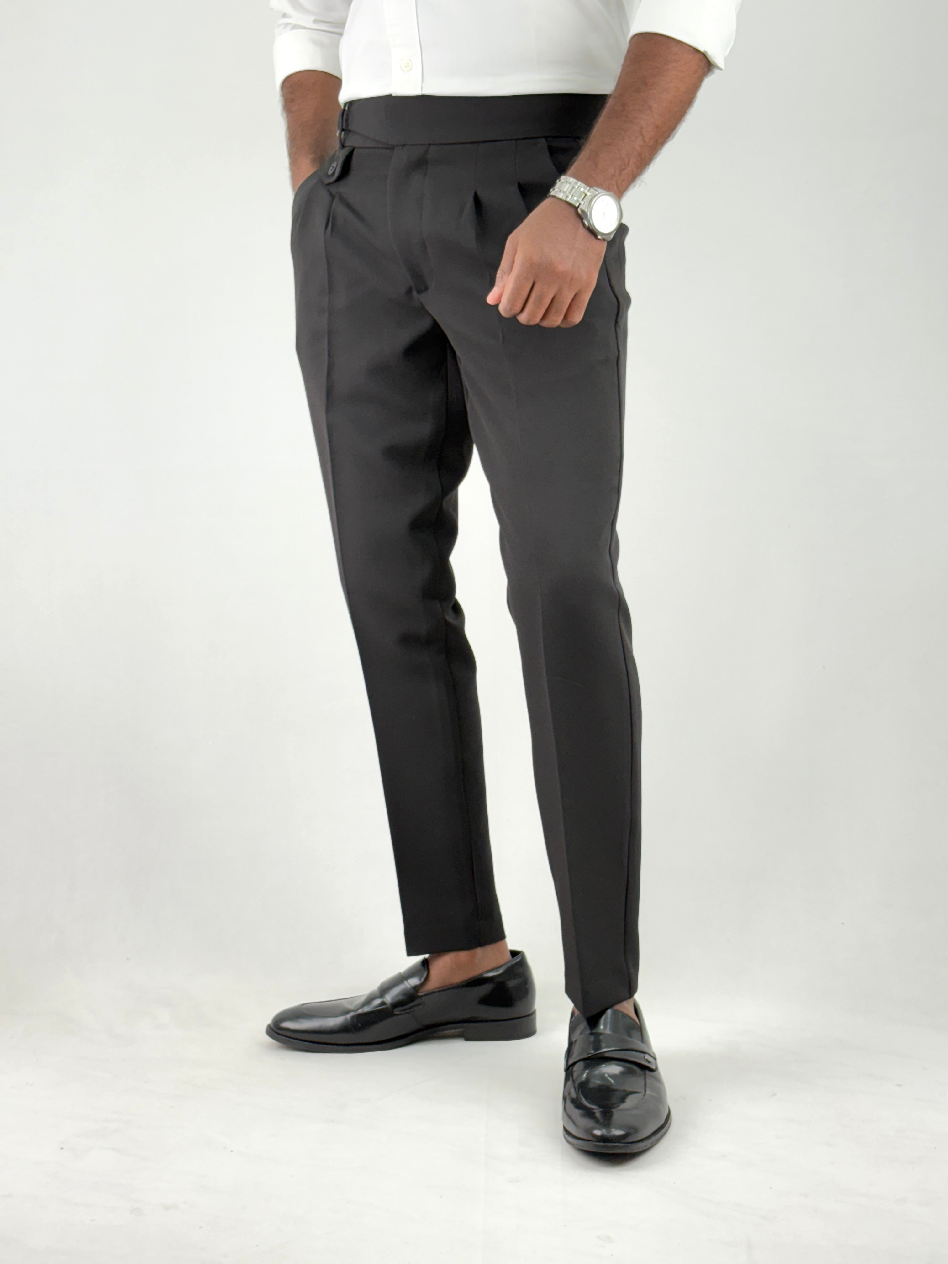 Black Gurkha Pants