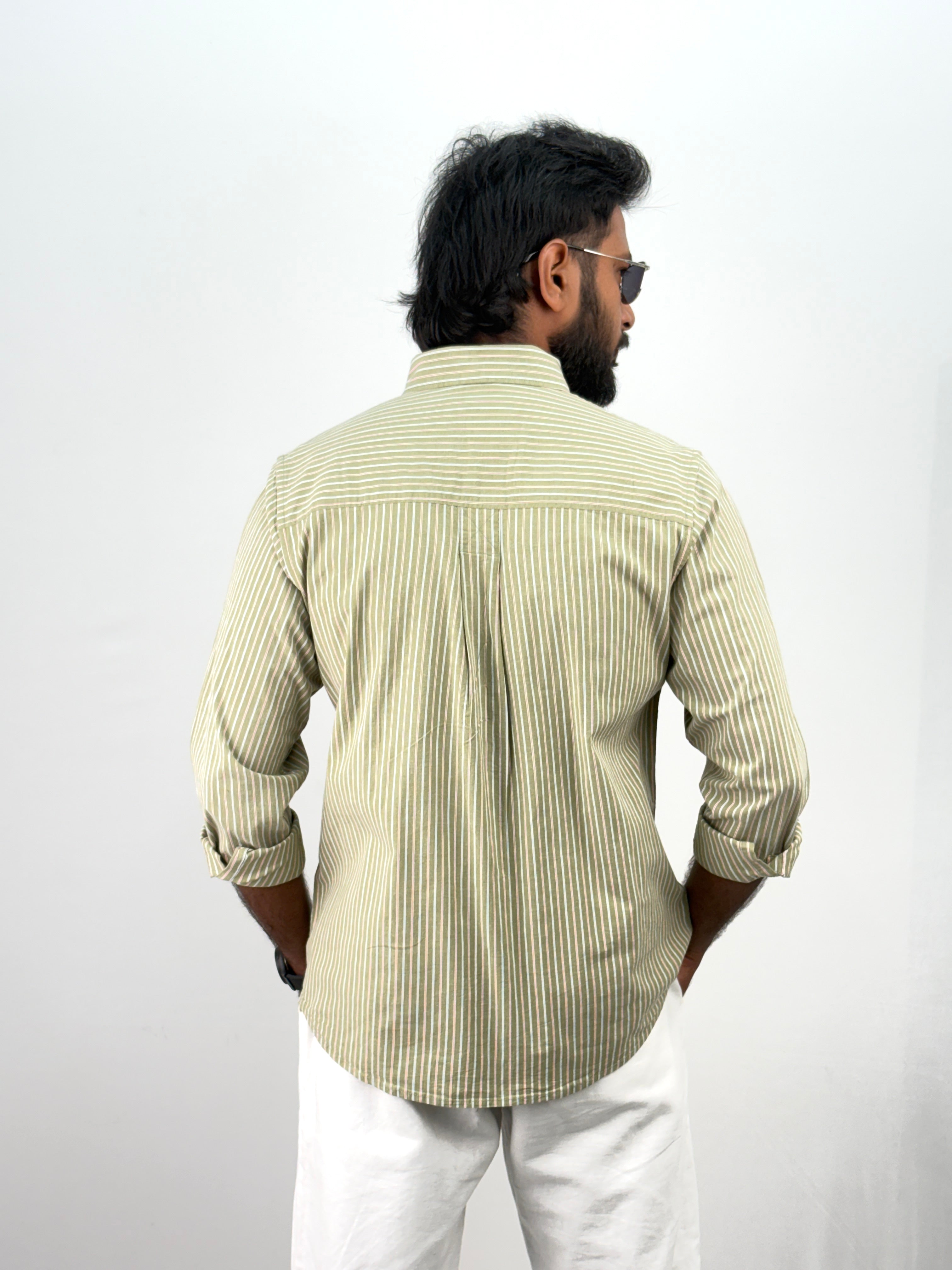 Green Stripe Shirt