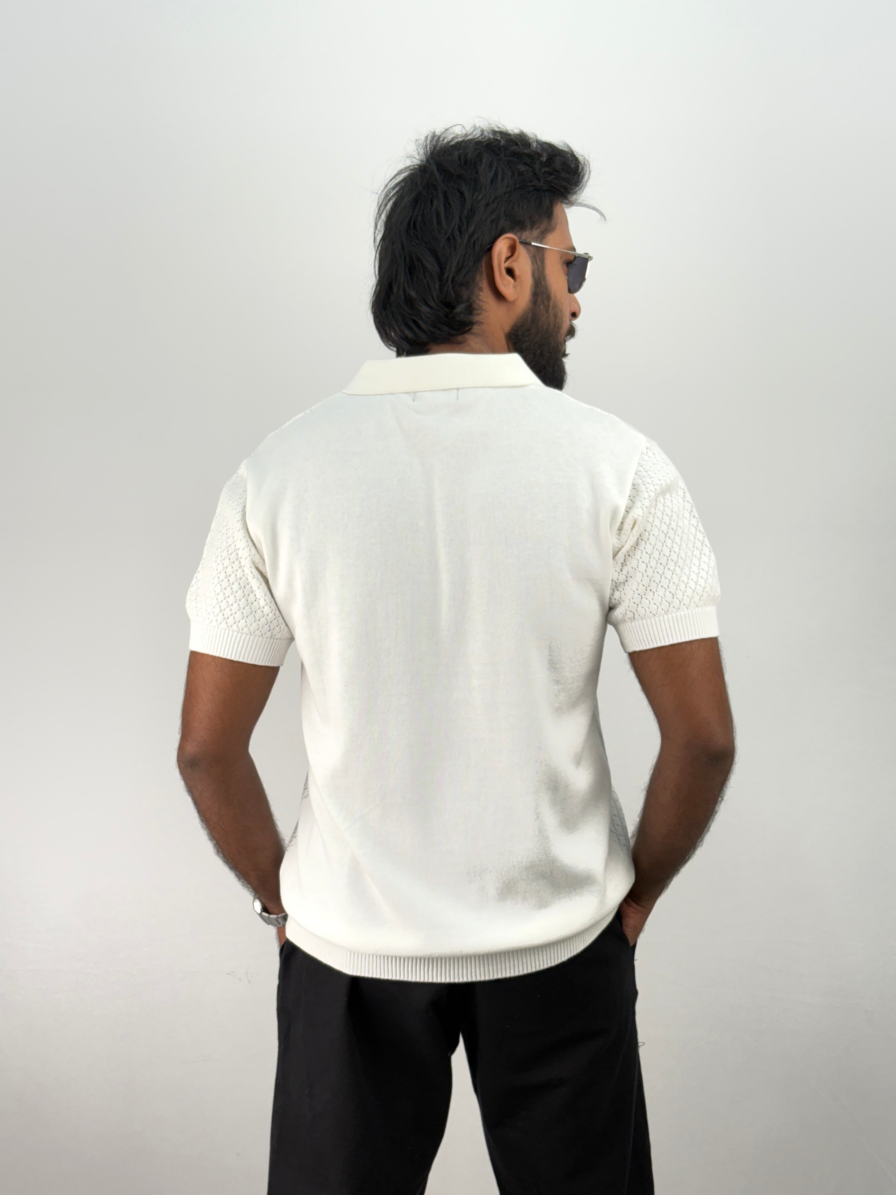 White Polo T-Shirt