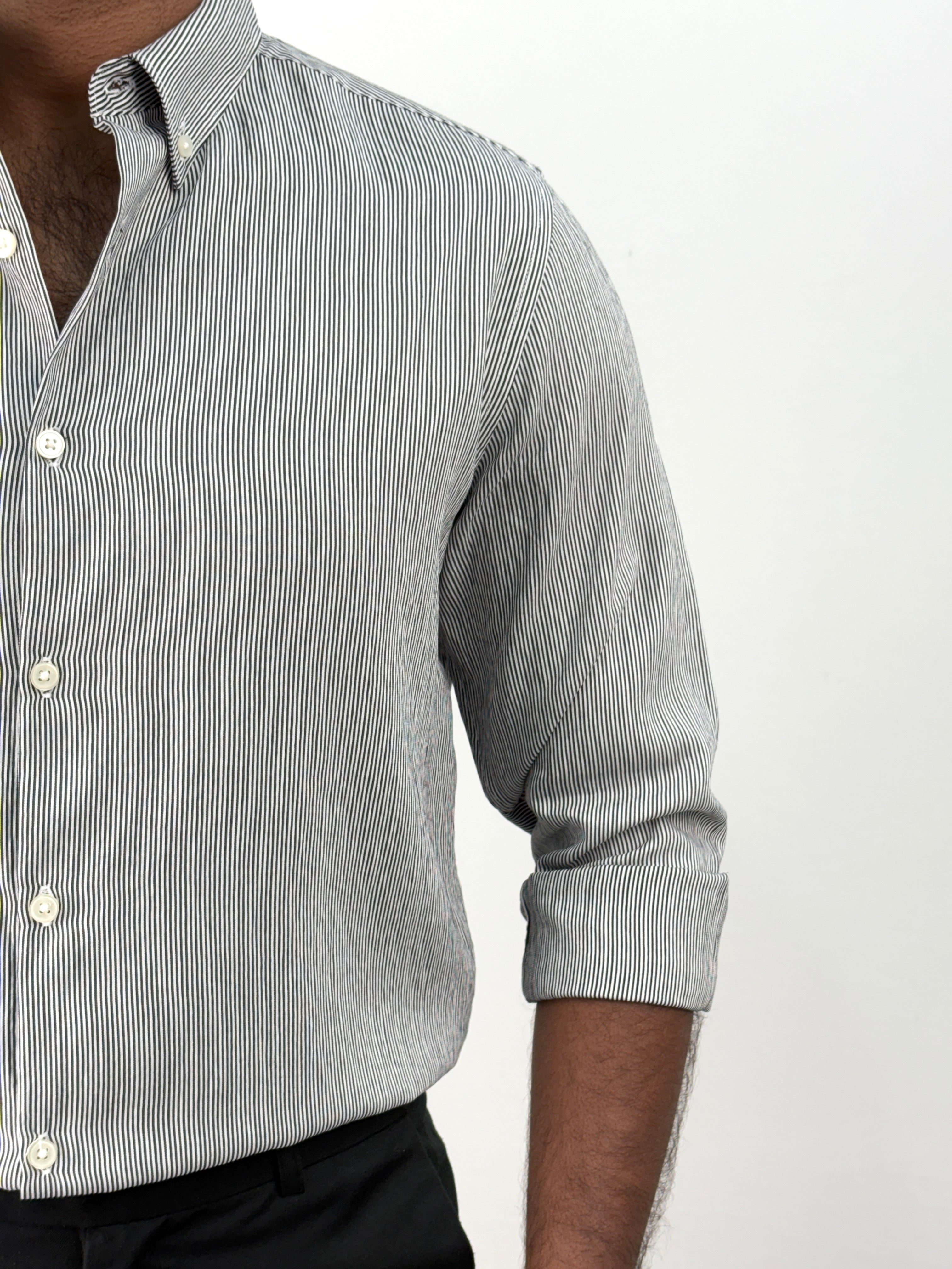 Grey Stripe Shirt