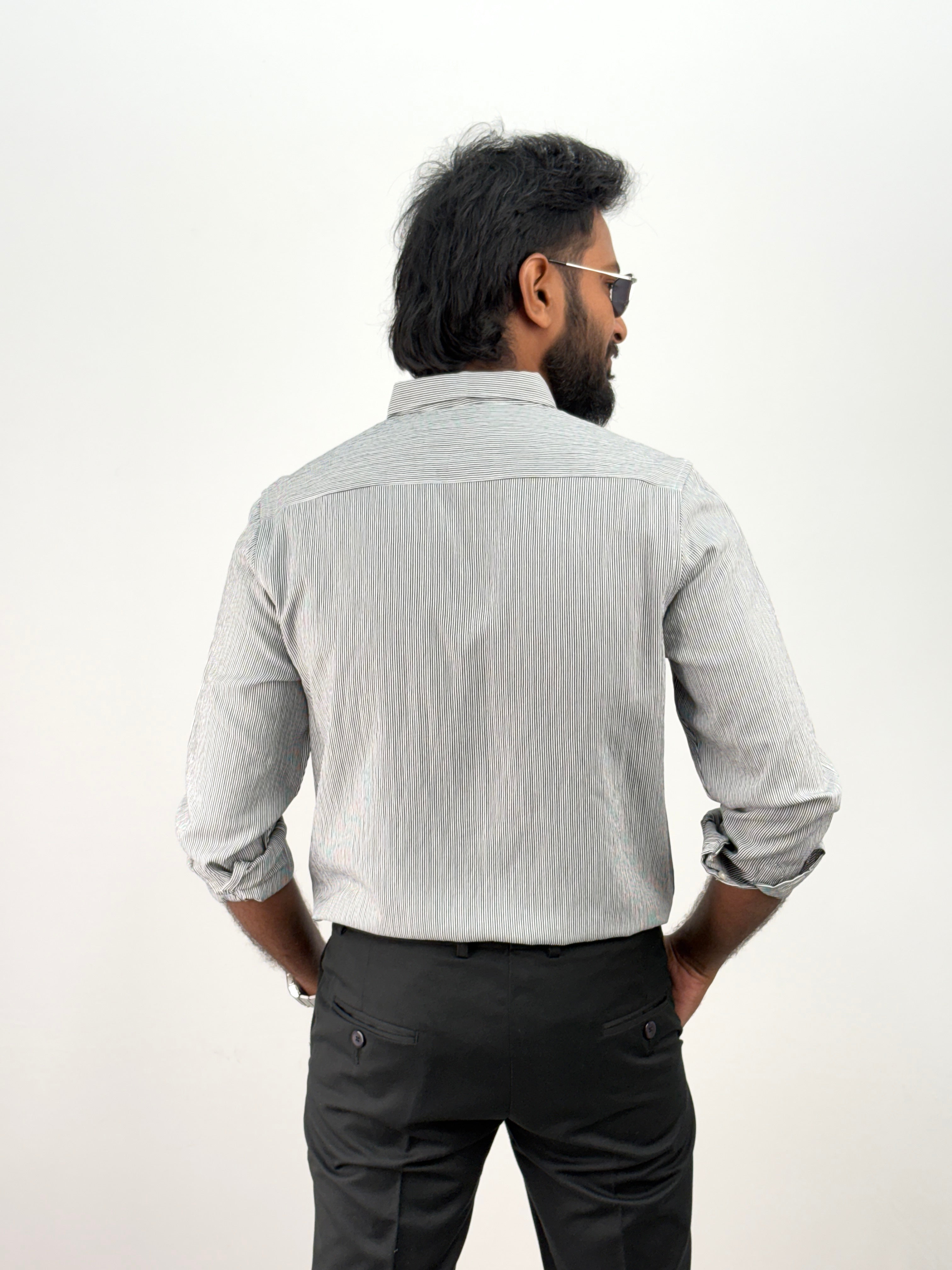 Grey Stripe Shirt