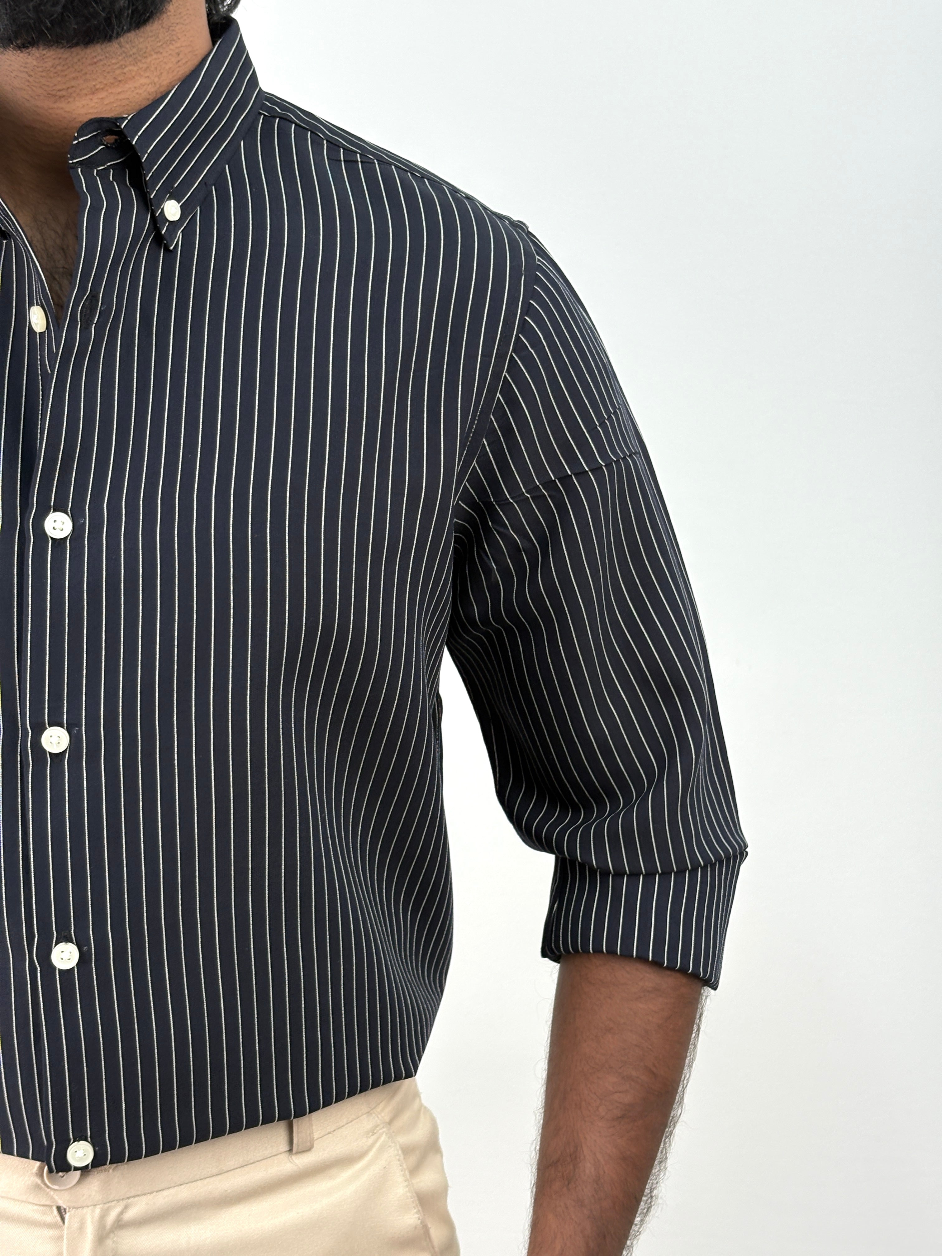 Navy Stripe Shirt