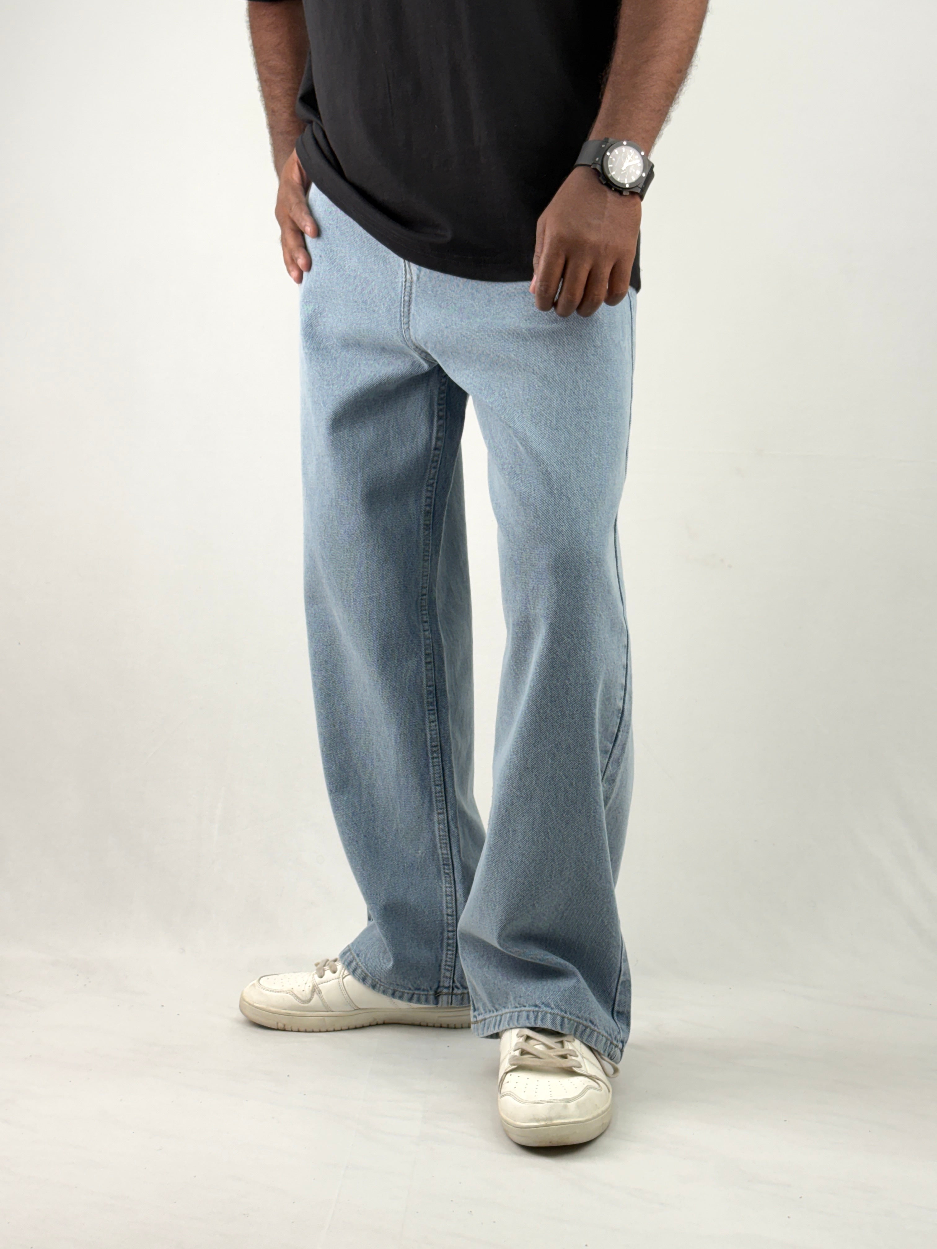 Light Blue Wide Leg Jean
