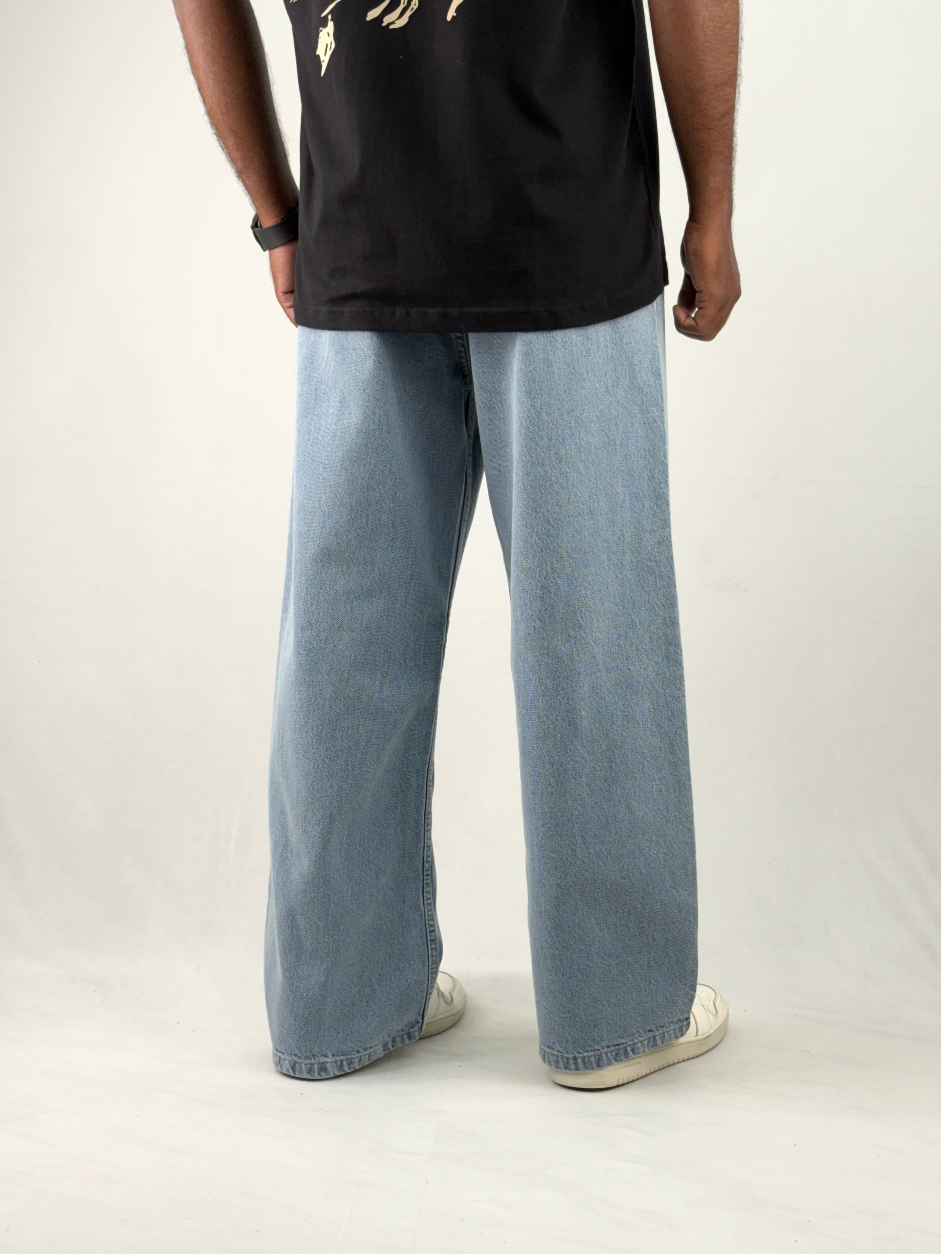 Light Blue Wide Leg Jean
