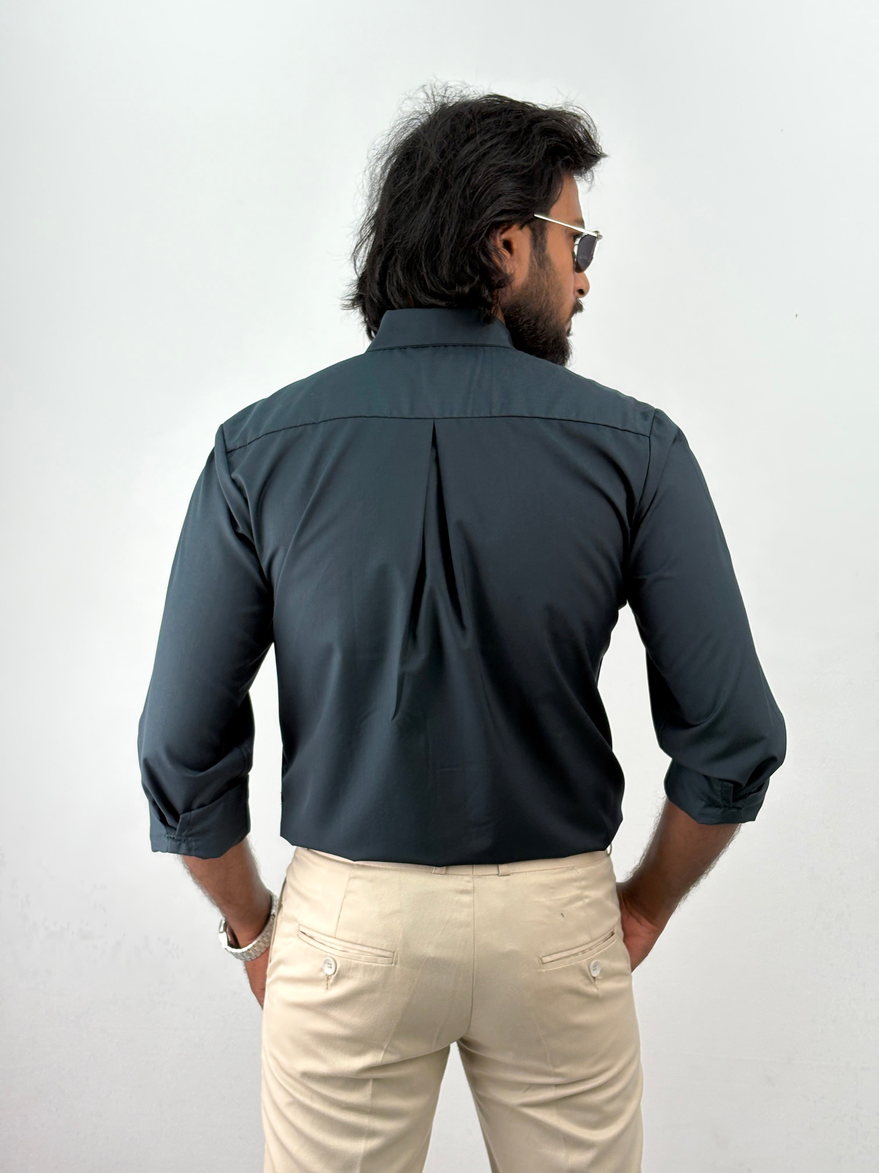 Peacock Flock Printed Shirt 2