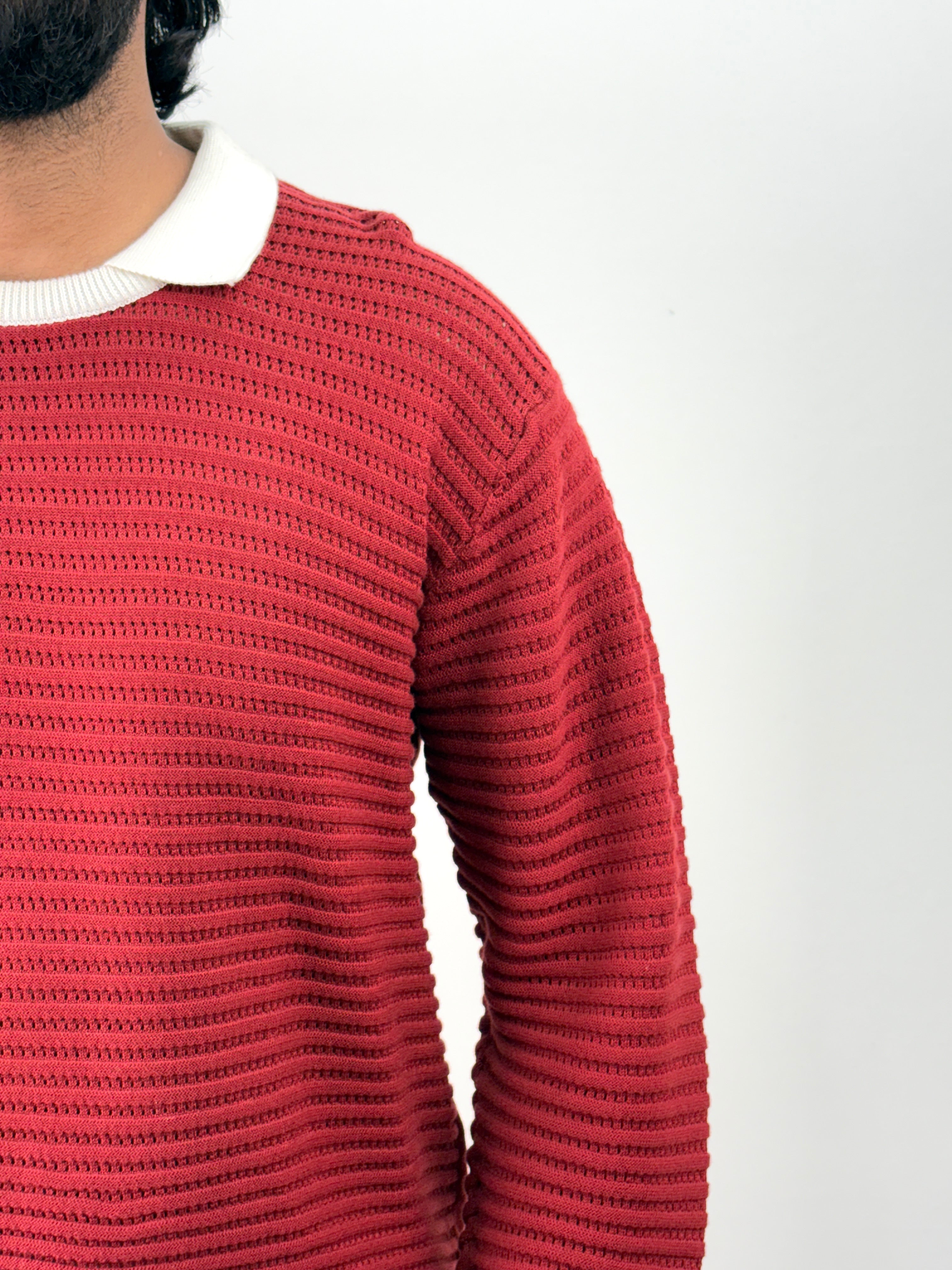 Red Full Sleeve T-Shirt