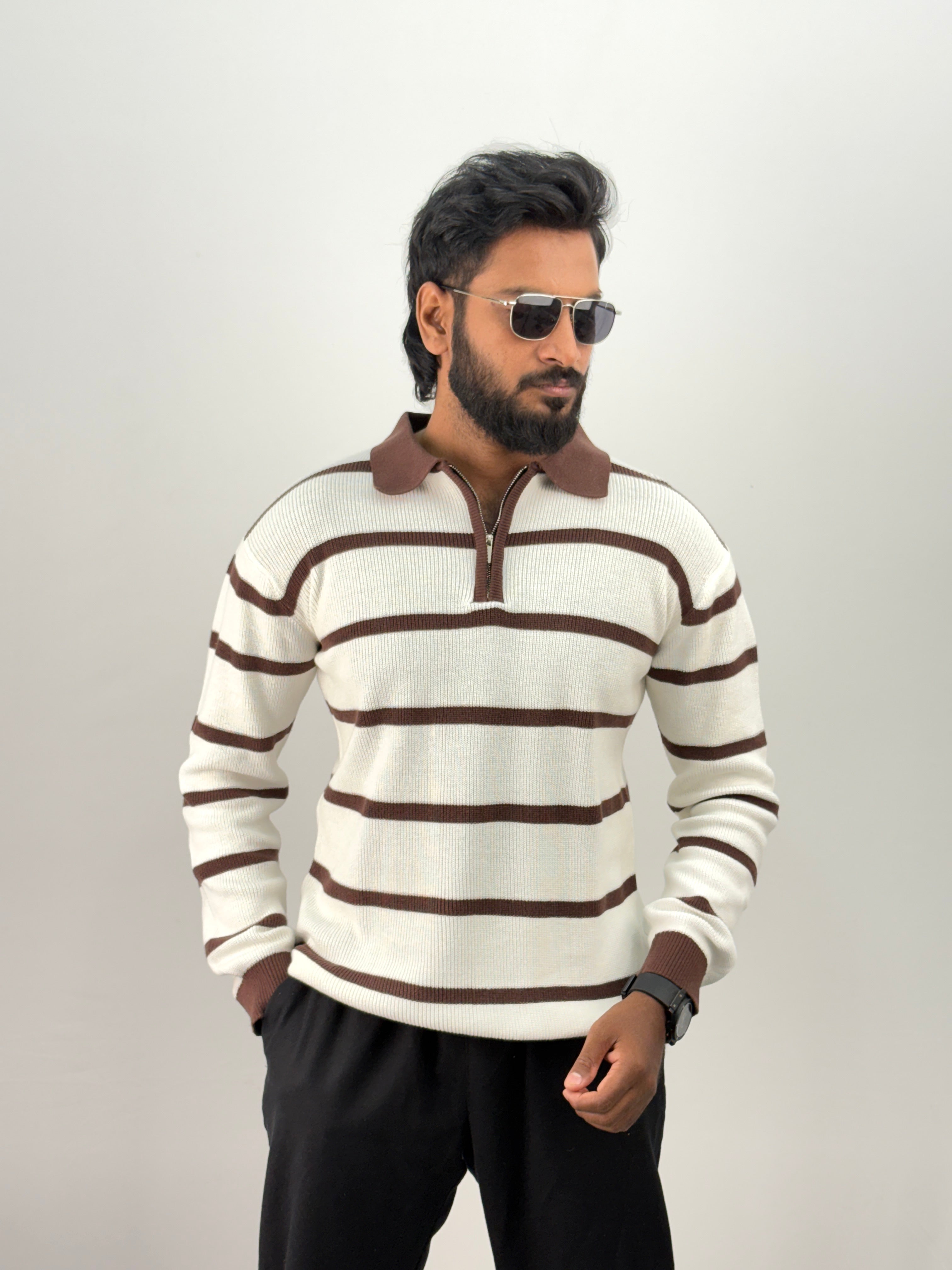 Brown Full Sleeve T-Shirt