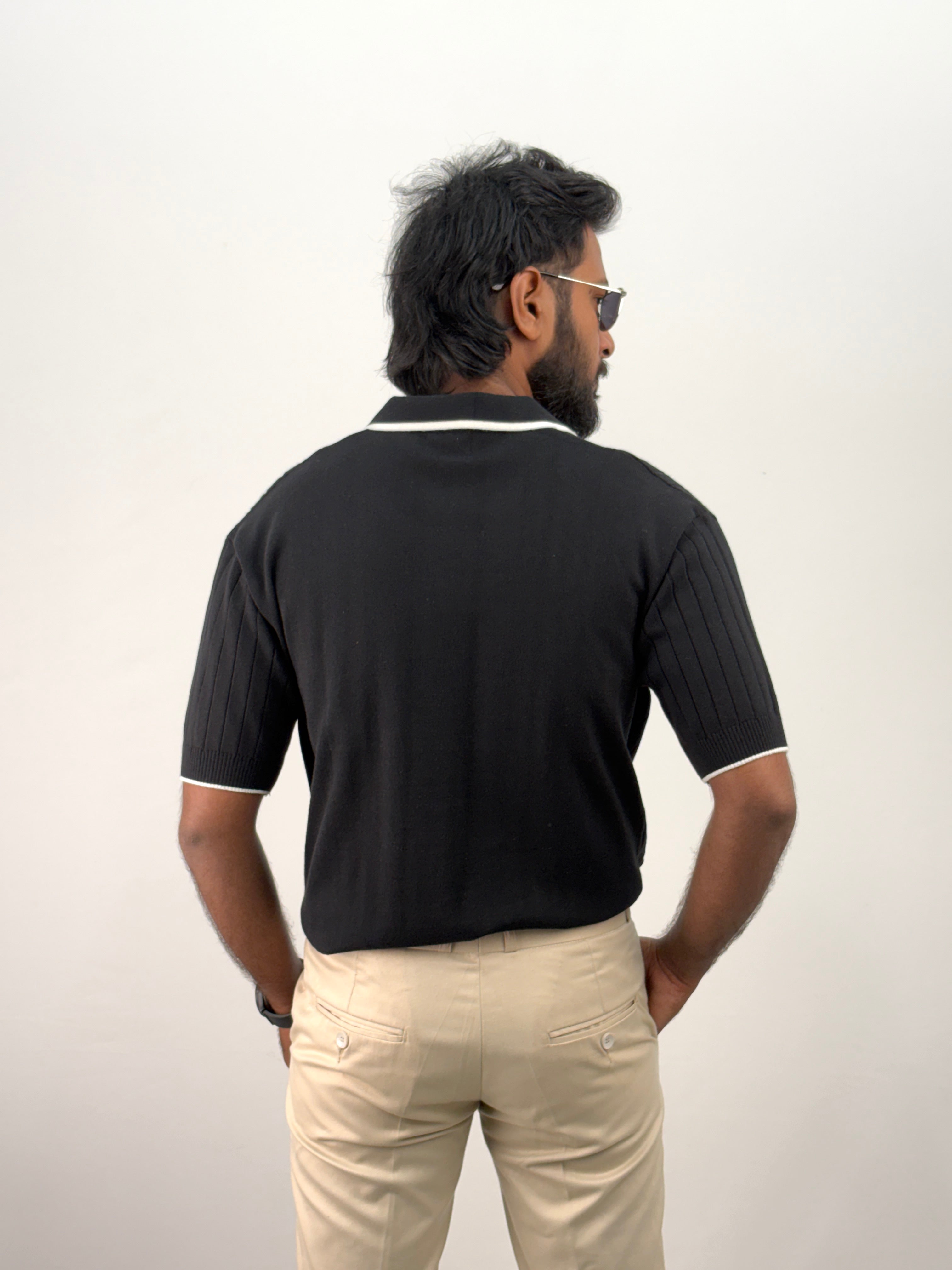 Black Polo T-Shirt