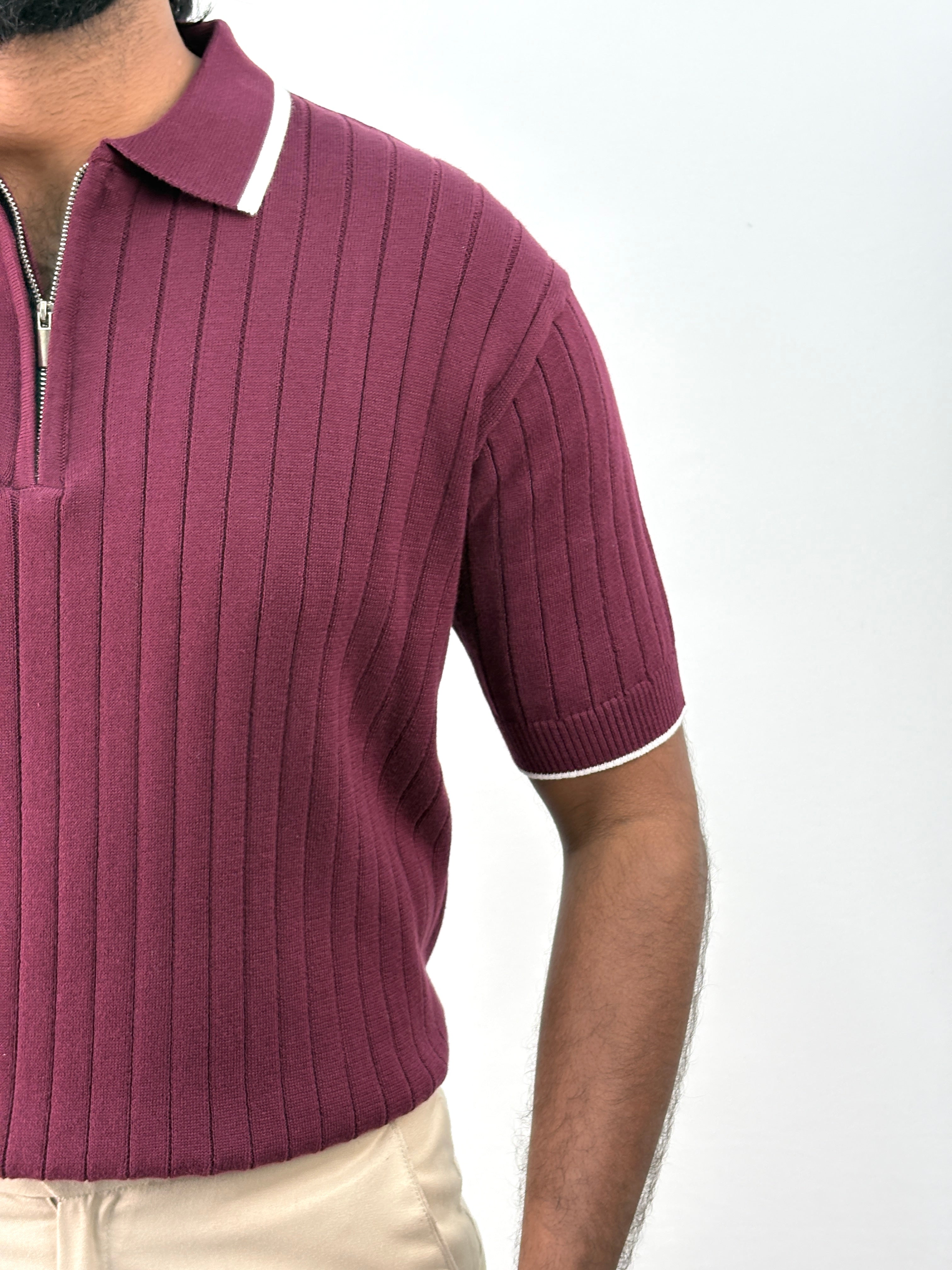 Maroon Polo T-Shirt