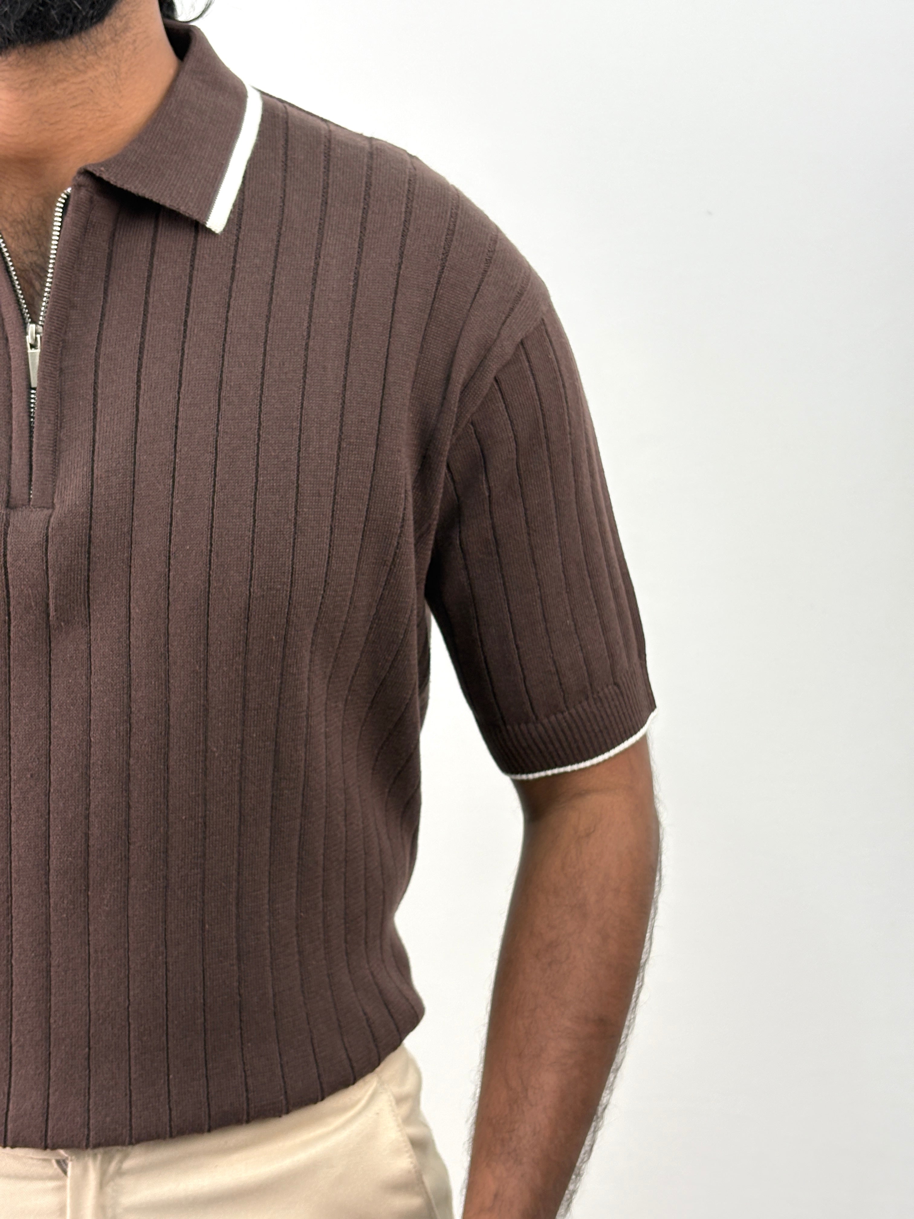 Brown Polo T-Shirt