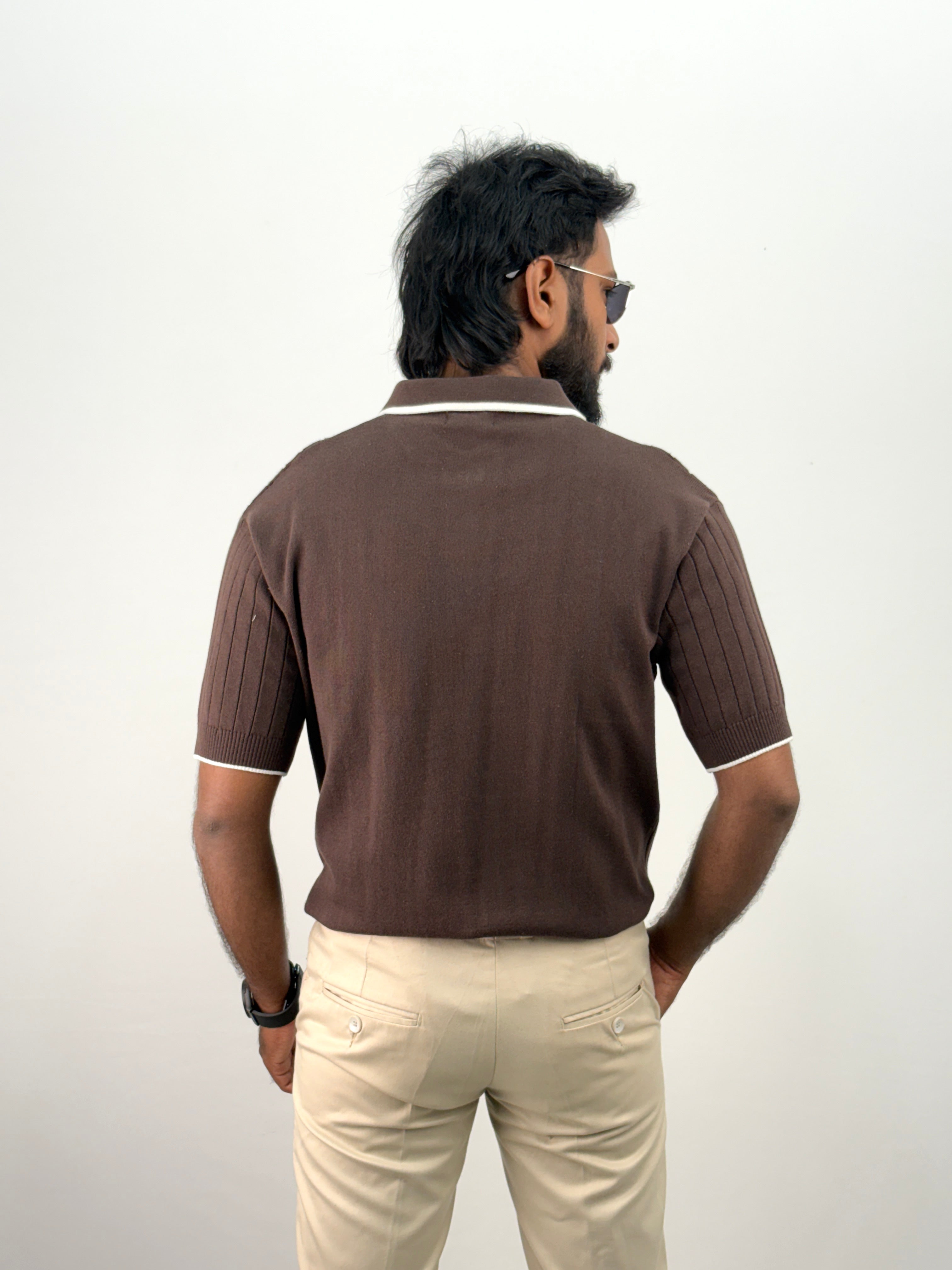 Brown Polo T-Shirt