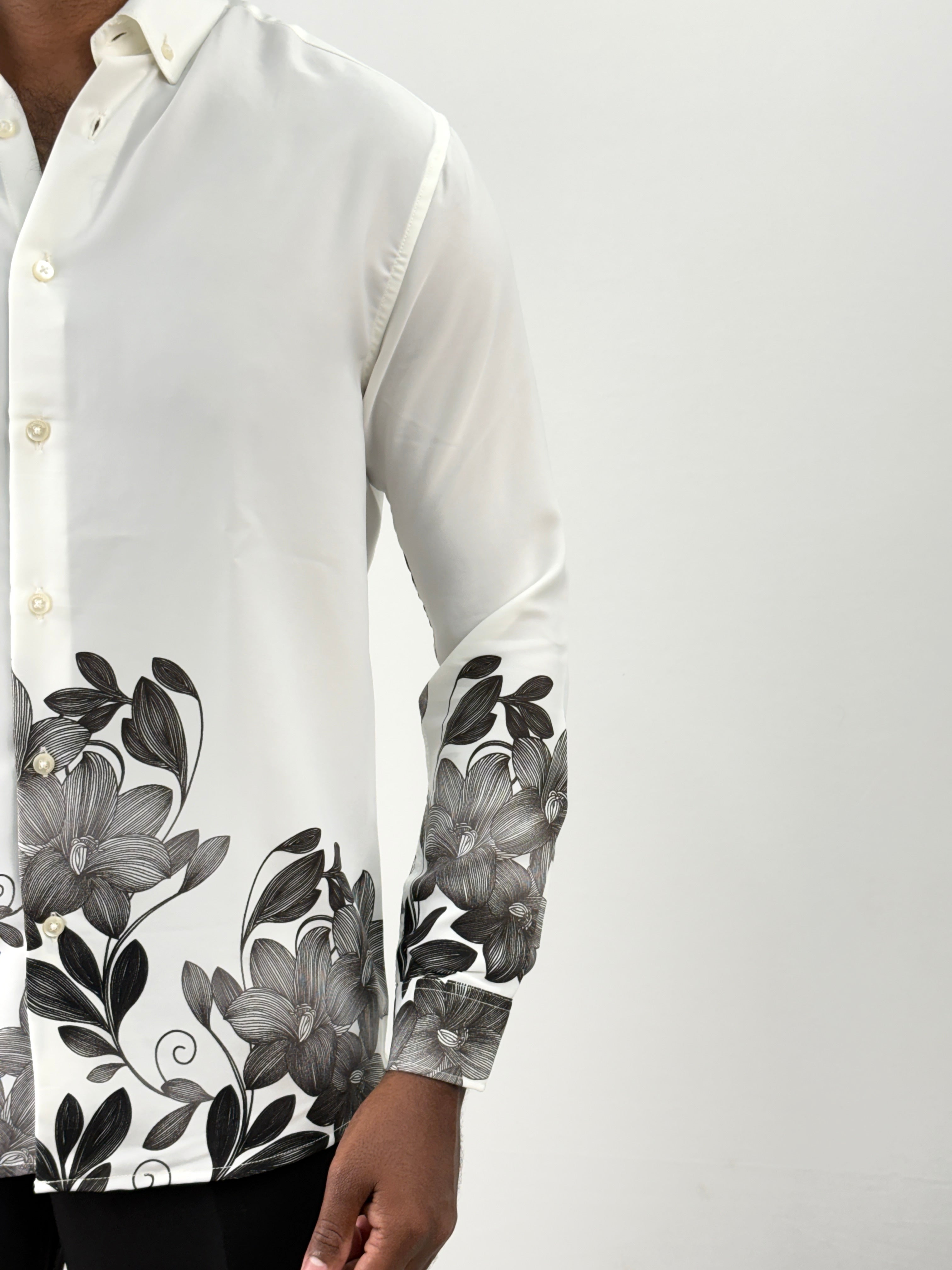 White IMP Printed Shirt