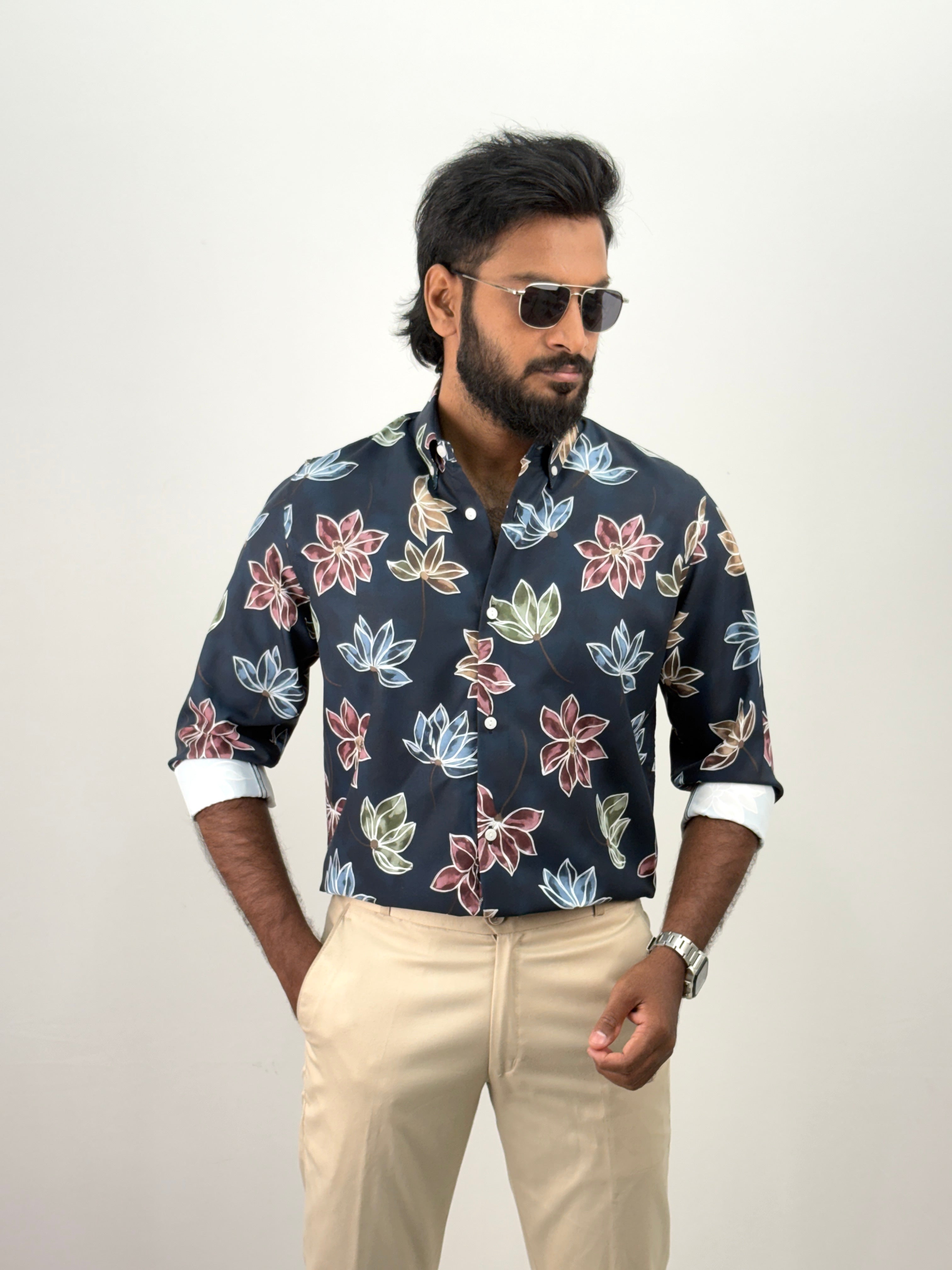 Peacock Printed Shirt
