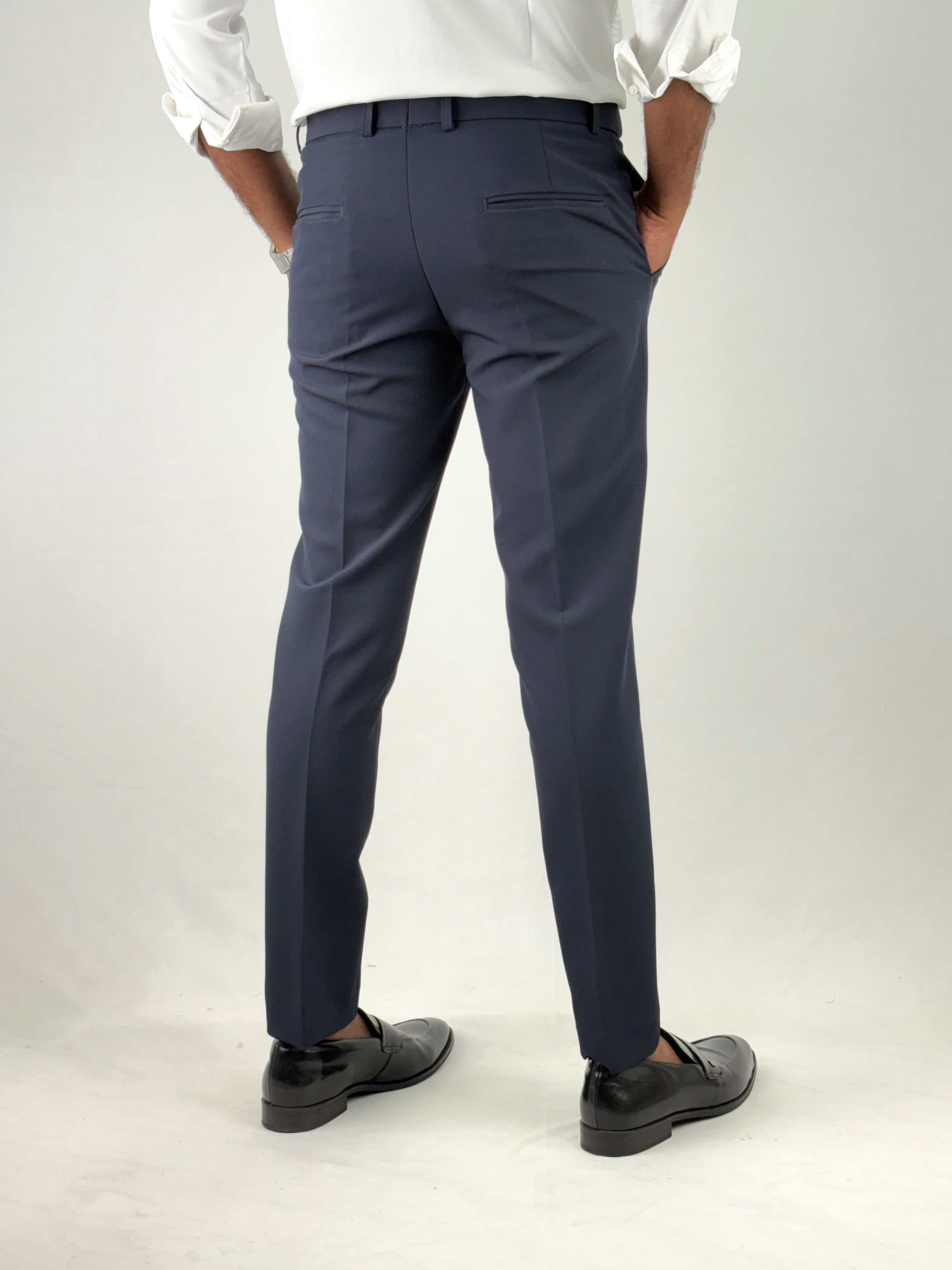 Navy Flexiwaist Formal Pant