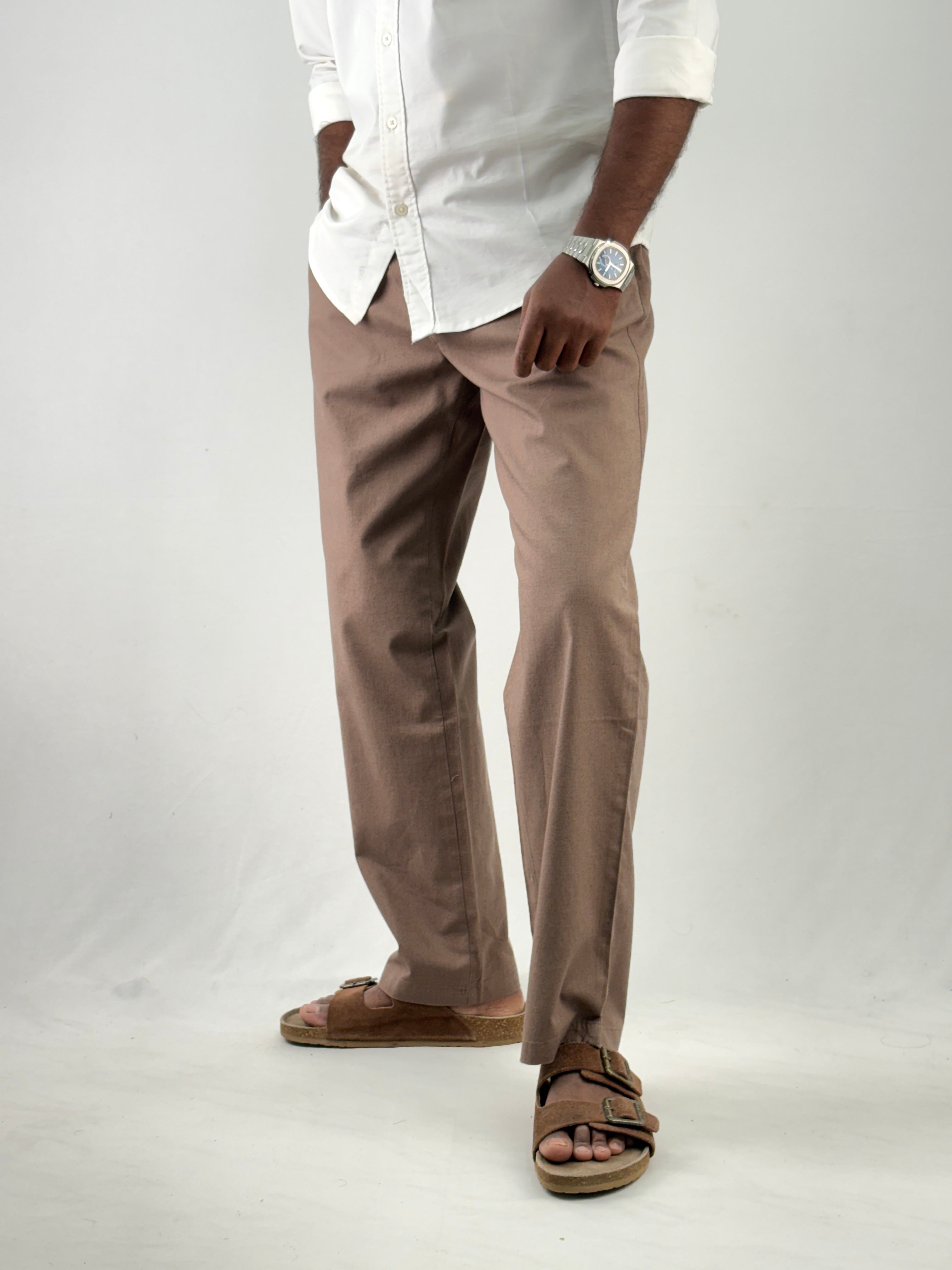 Wood Relaxed Fit Linen Pant 3