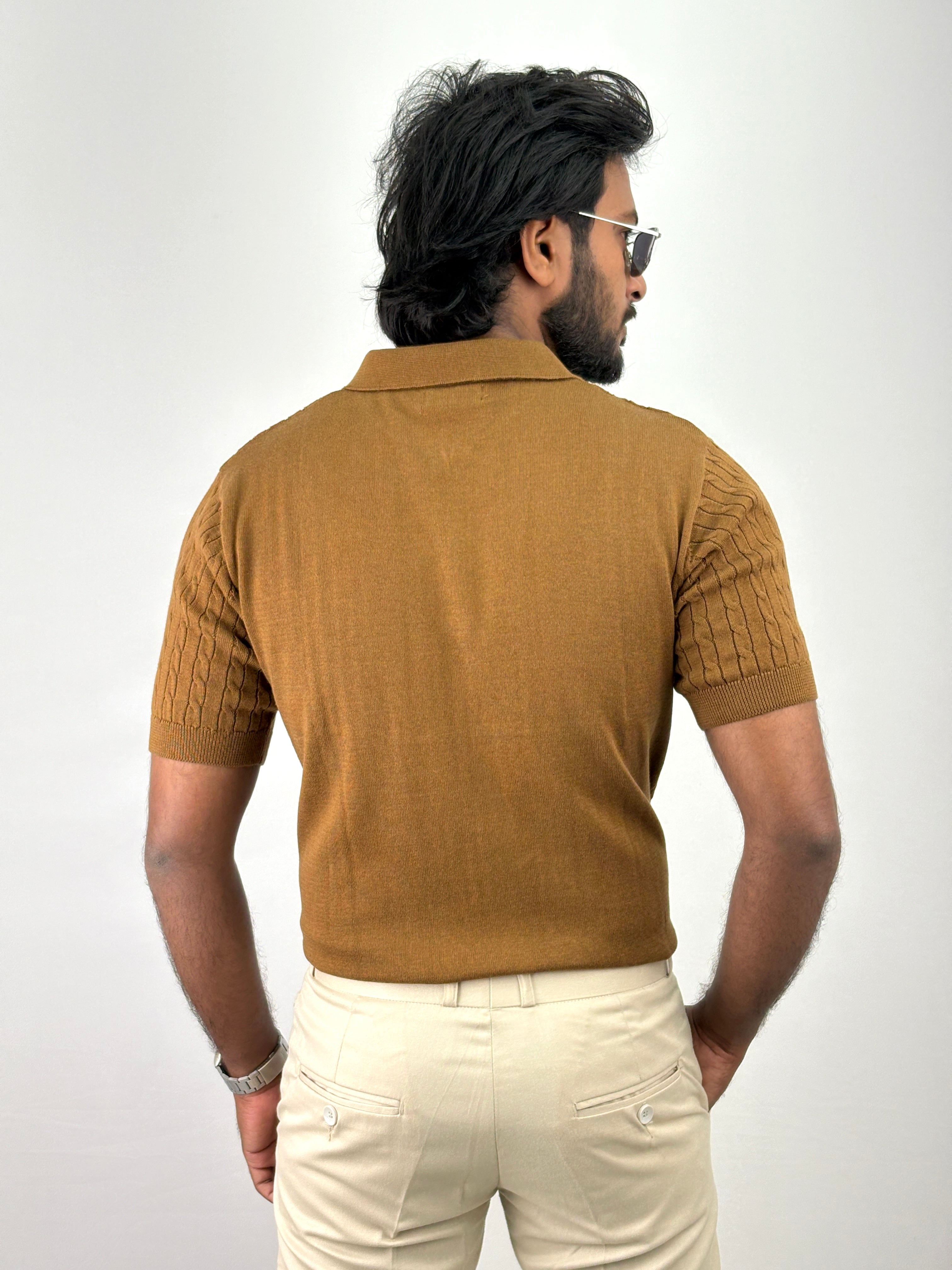 Brown Polo T-Shirt