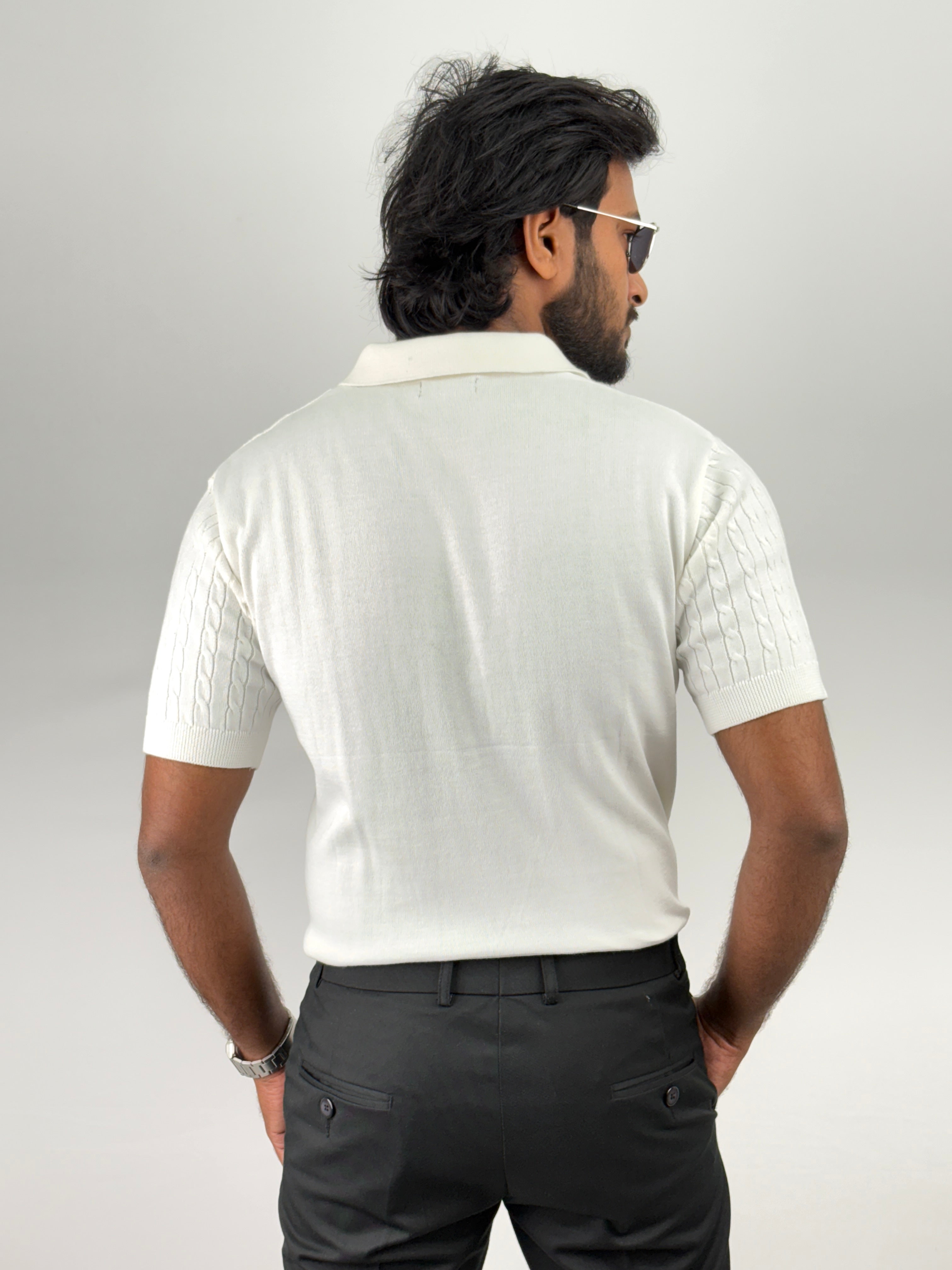 White Polo T-Shirt