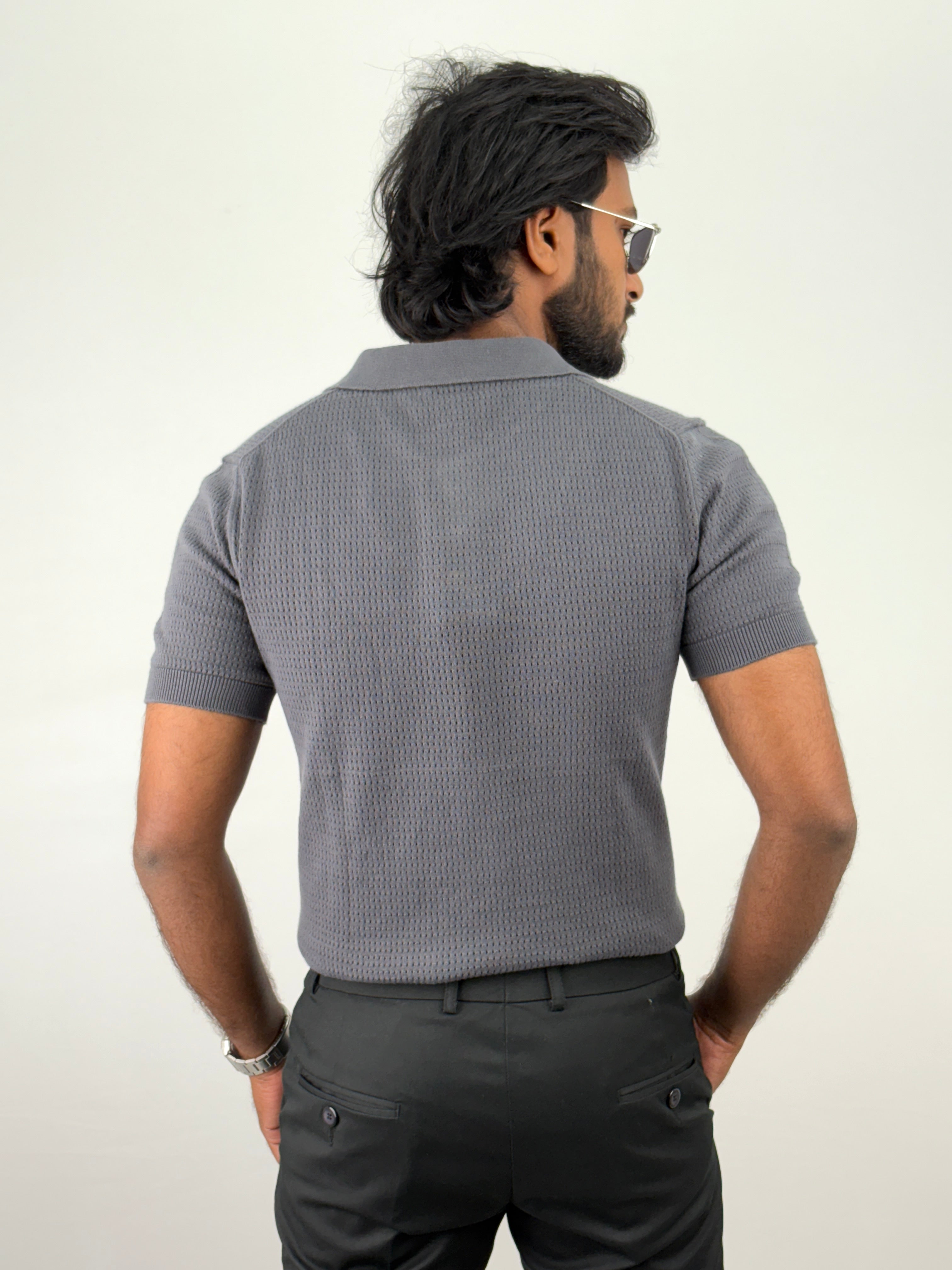 Dark Grey Polo T-Shirts