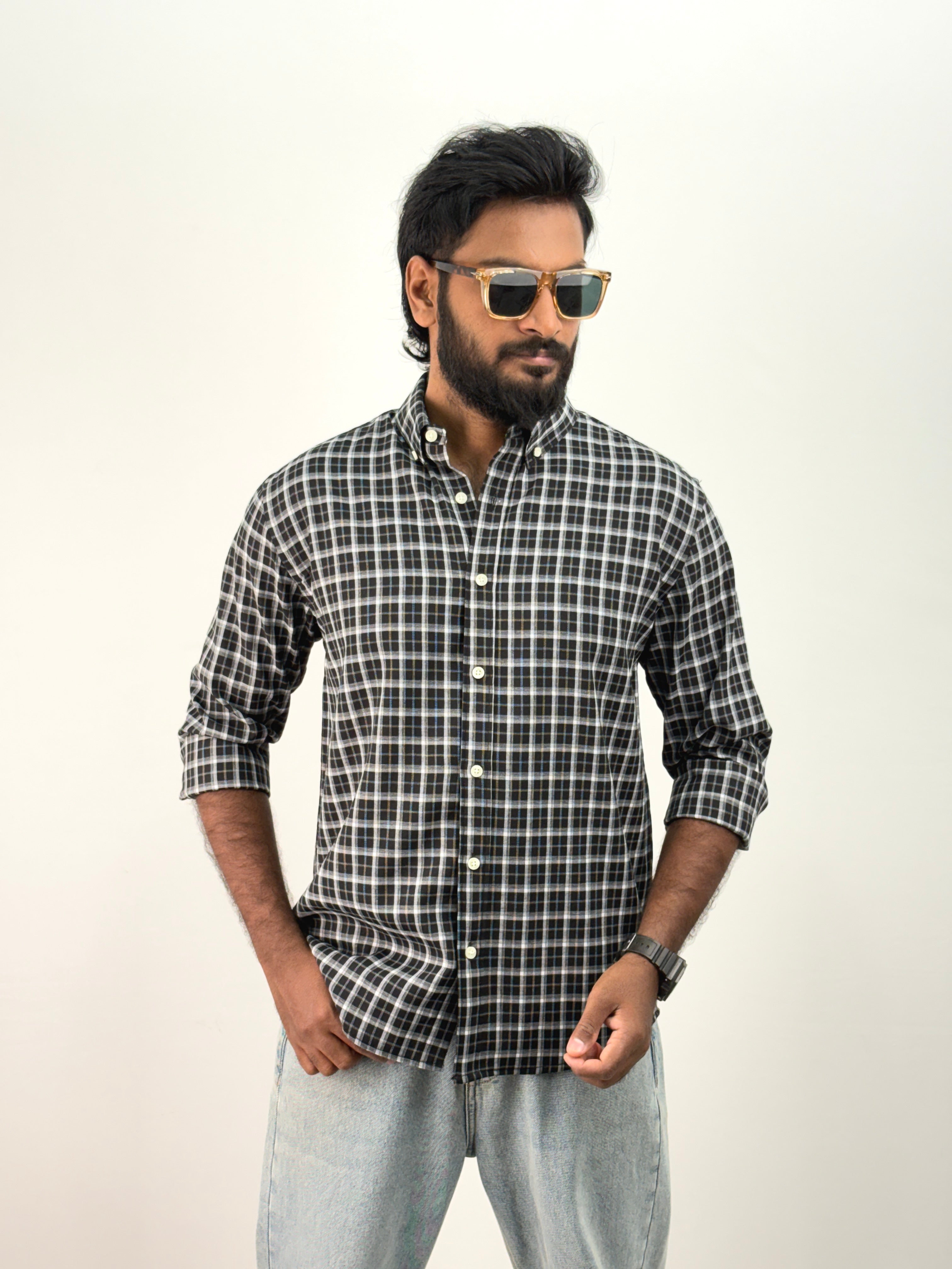 Black Flannel Shirt