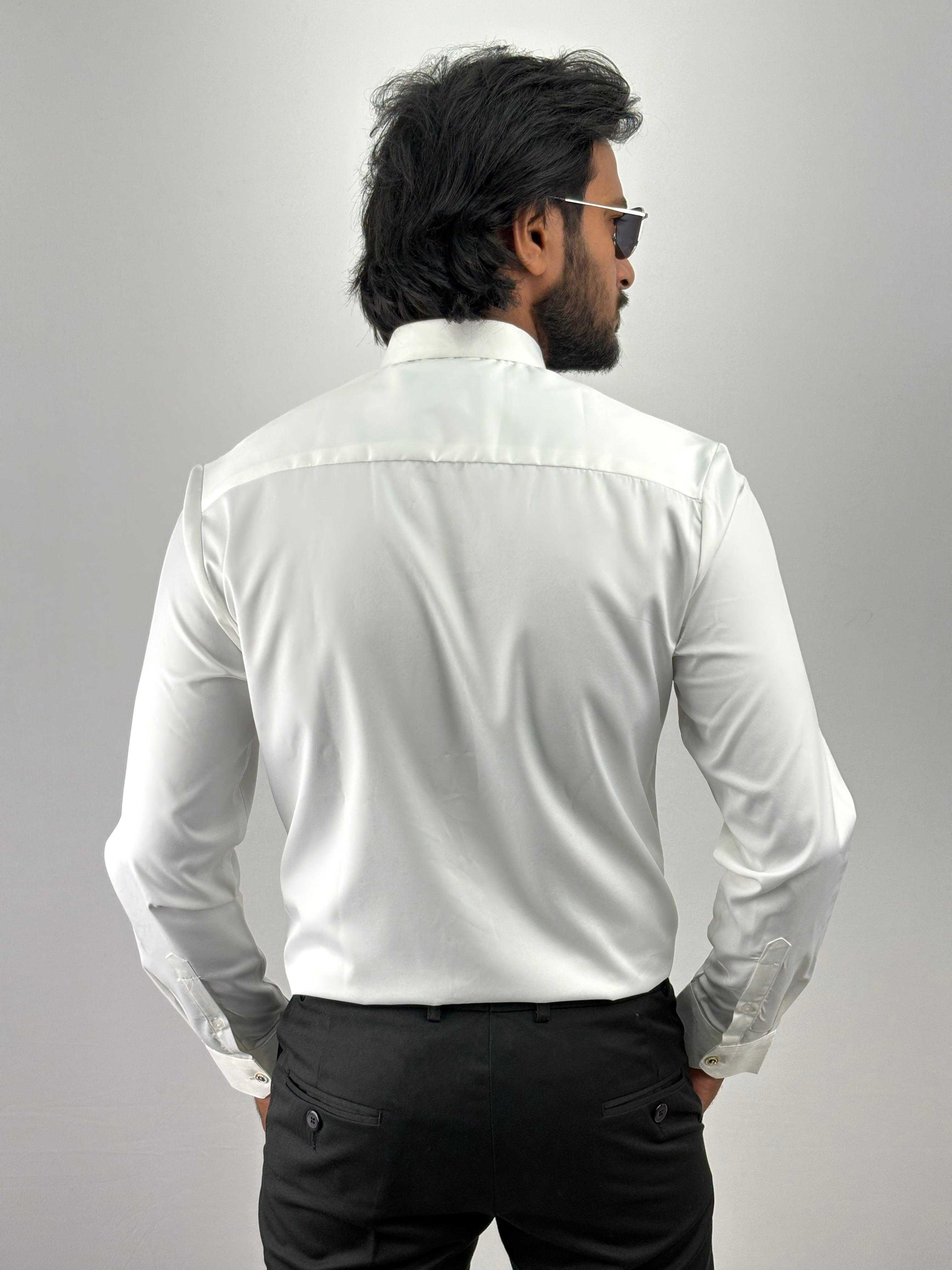White Sateen Shirt