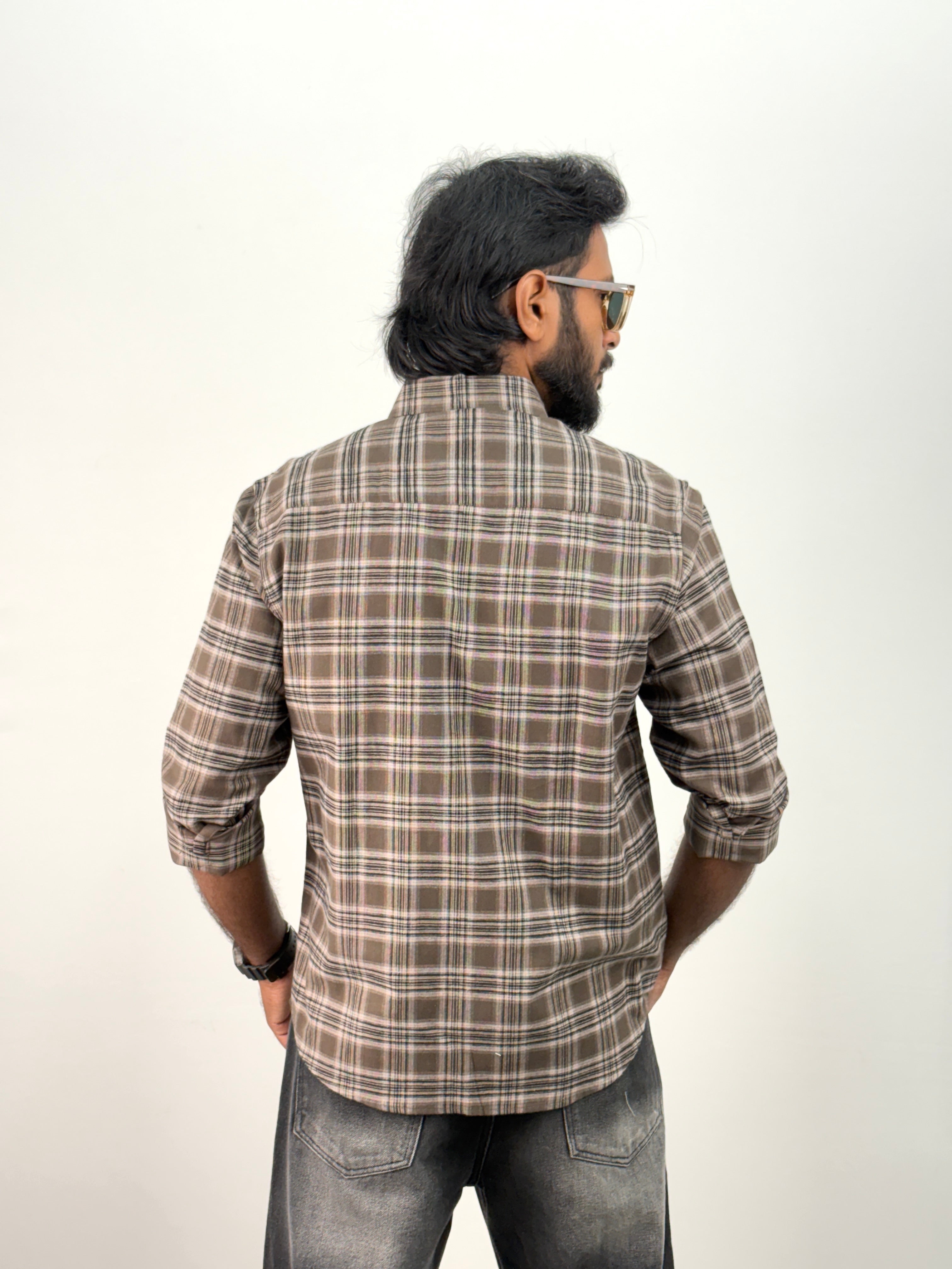 Khaki Flannel Shirt
