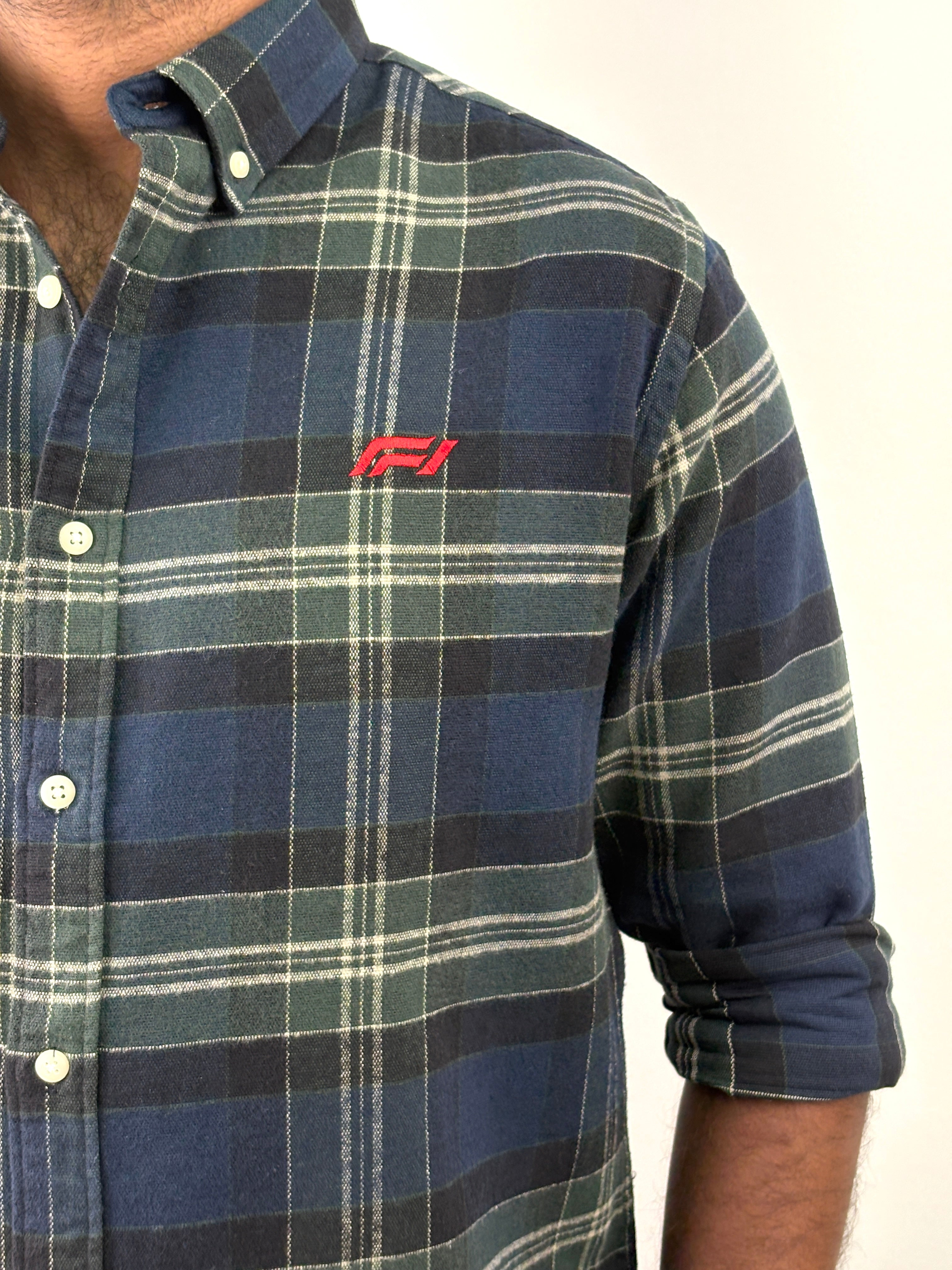 Navy Flannel Shirts