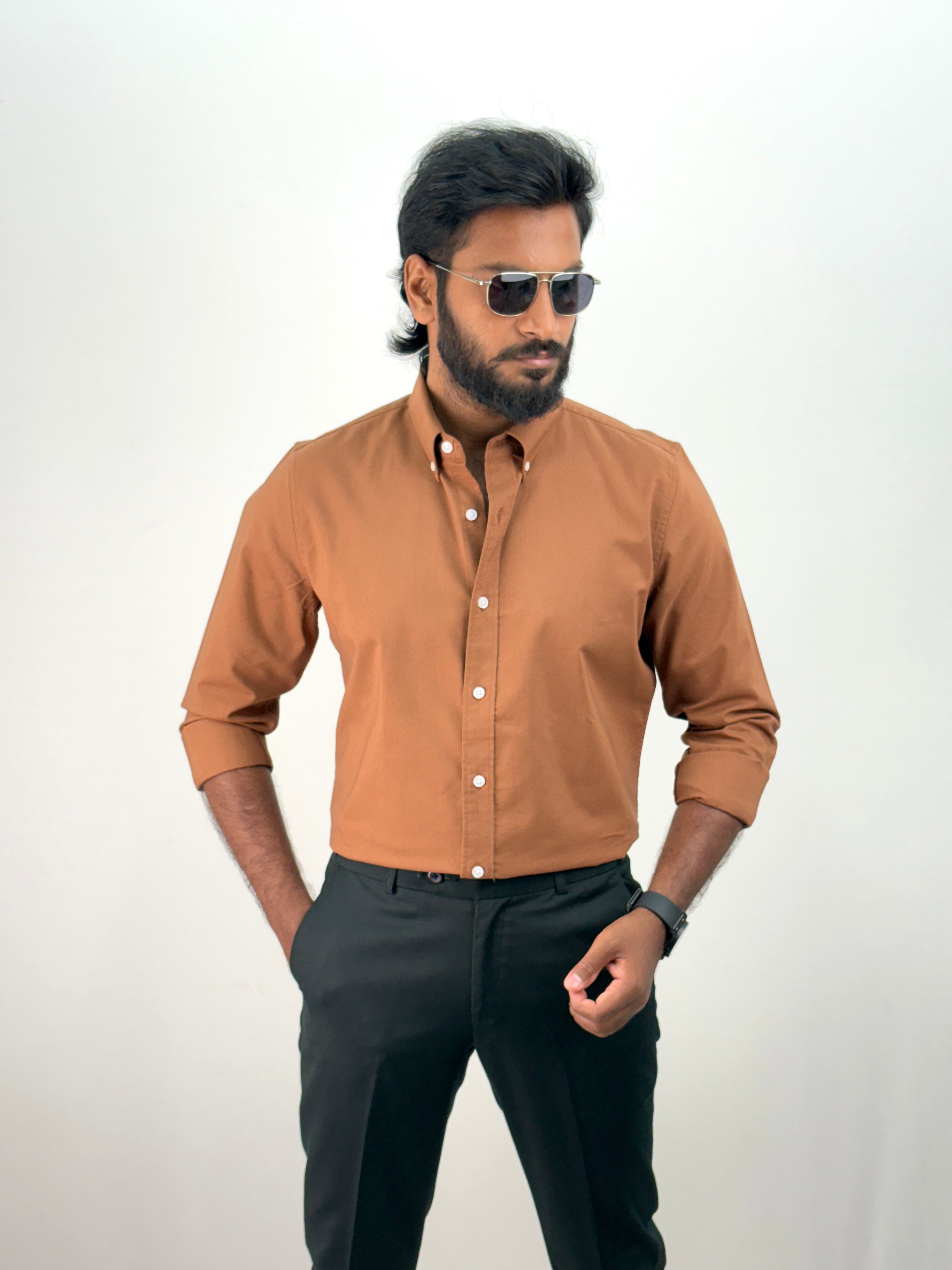 Wood Plain Oxford Shirt