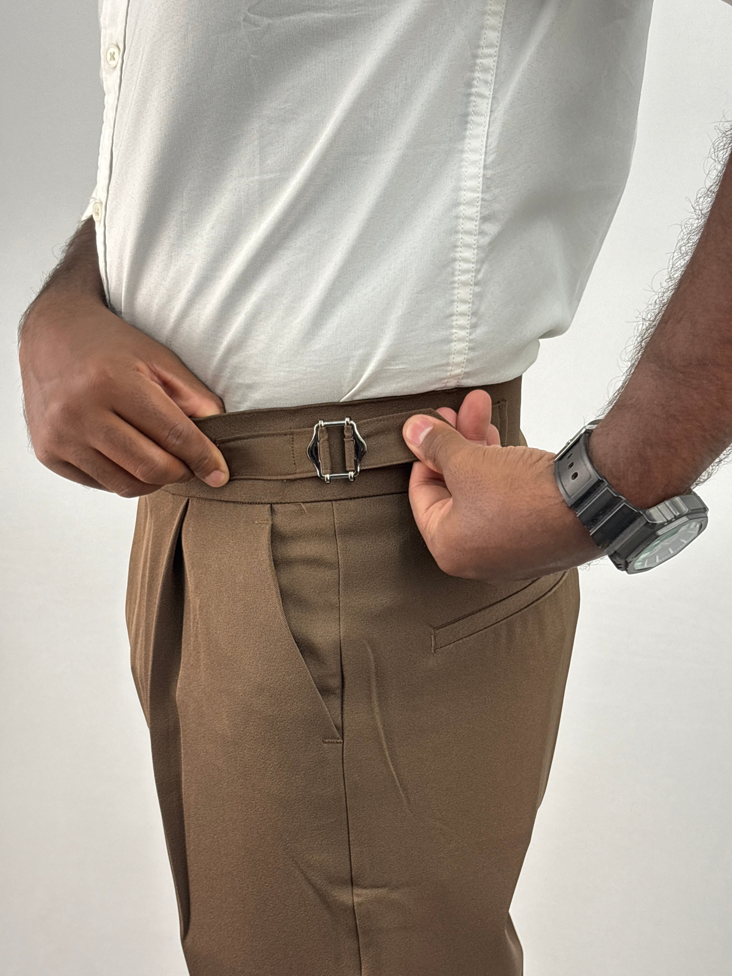 Brown Gurkha Pant