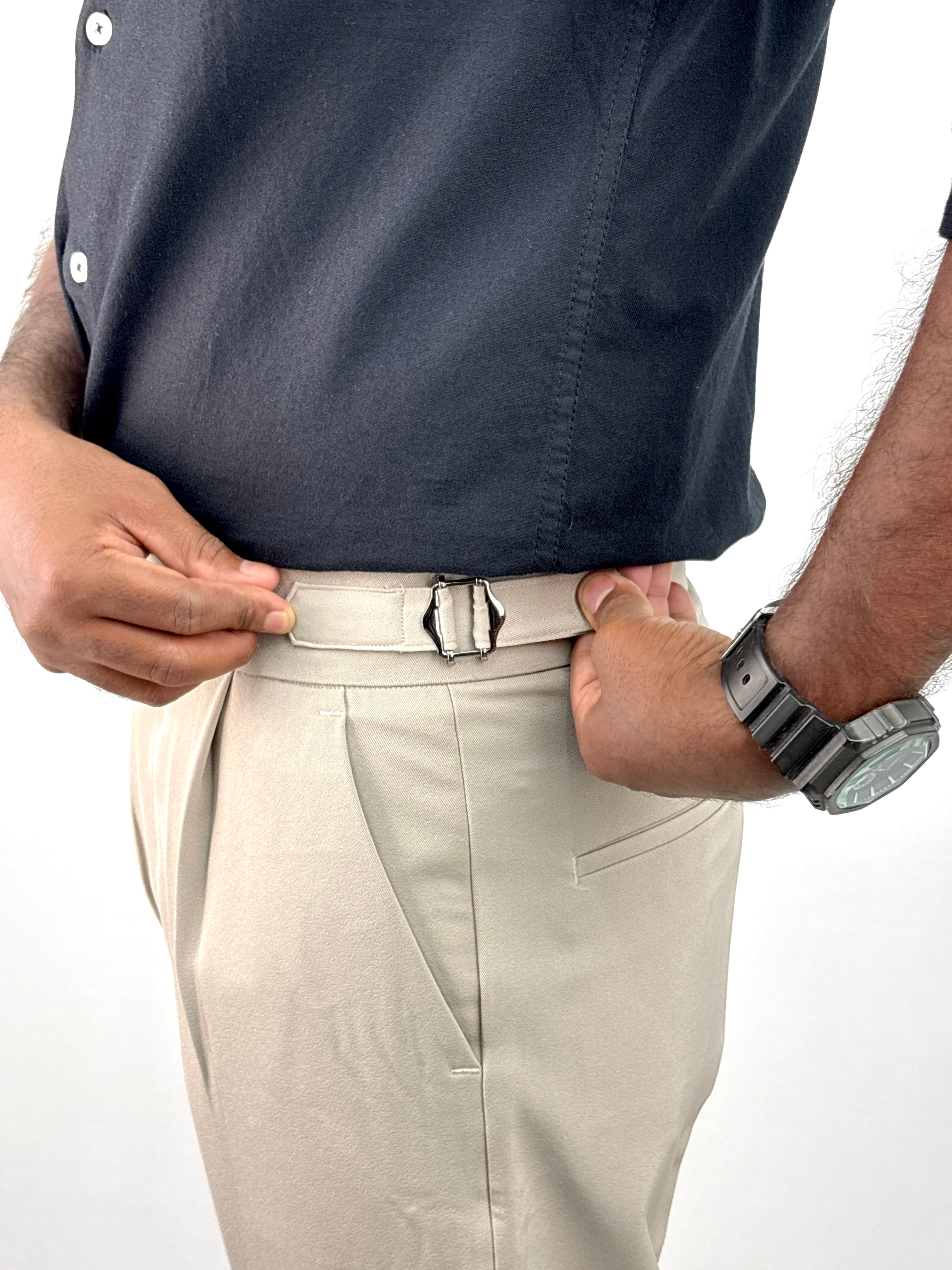 Beige Gurkha Pant