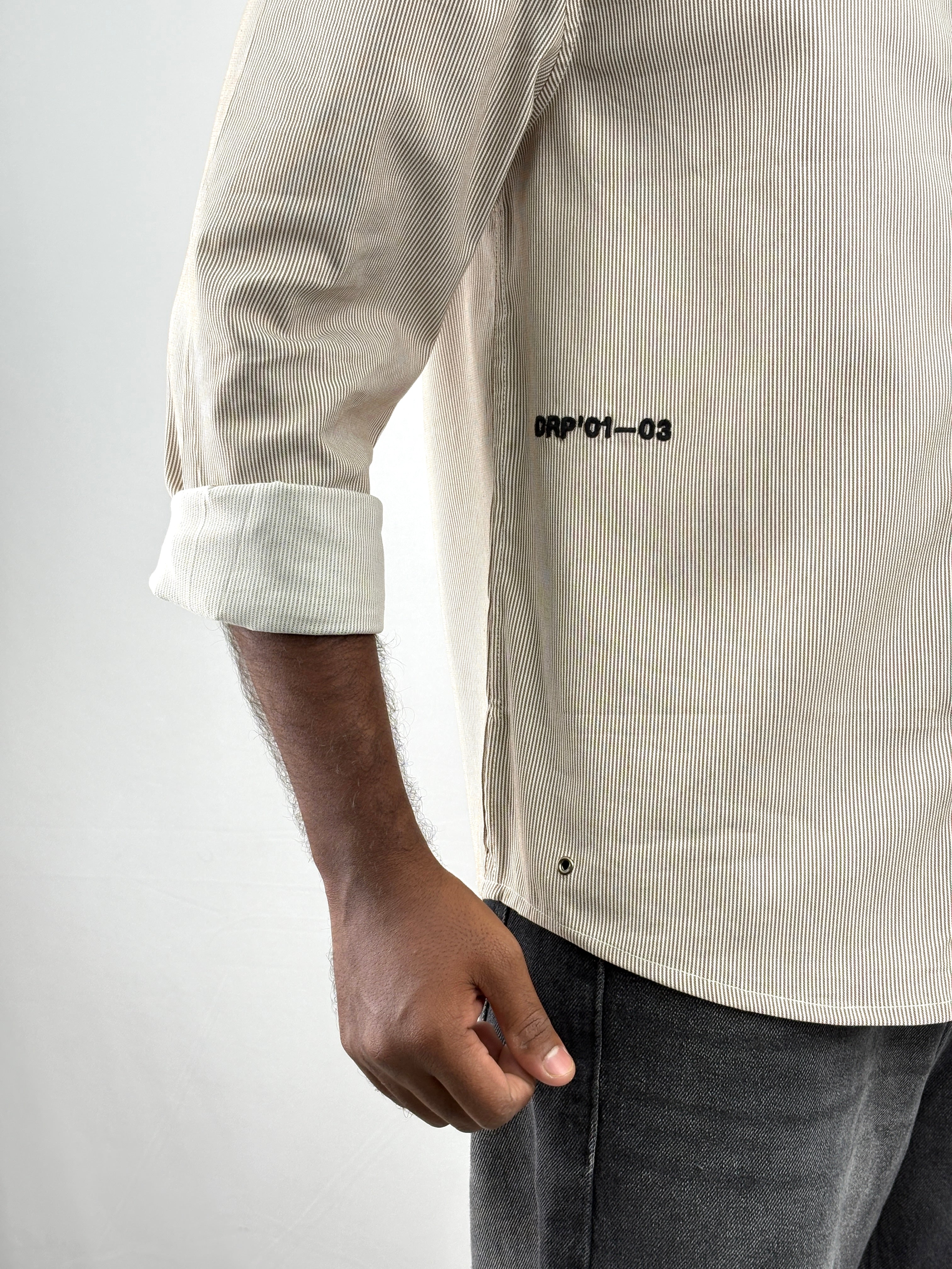 Beige Oversized Shirt