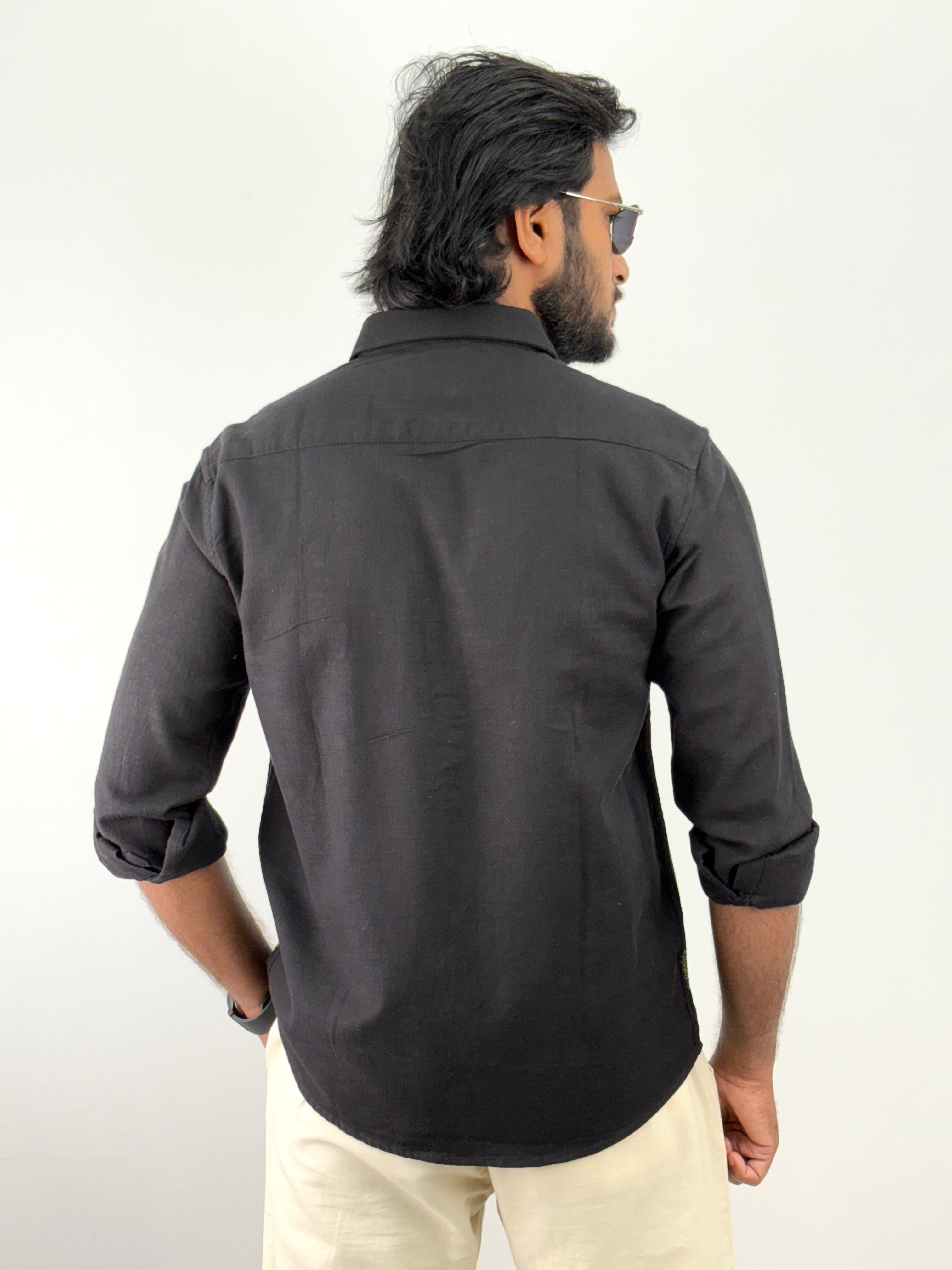 Black Embroidery Shirt