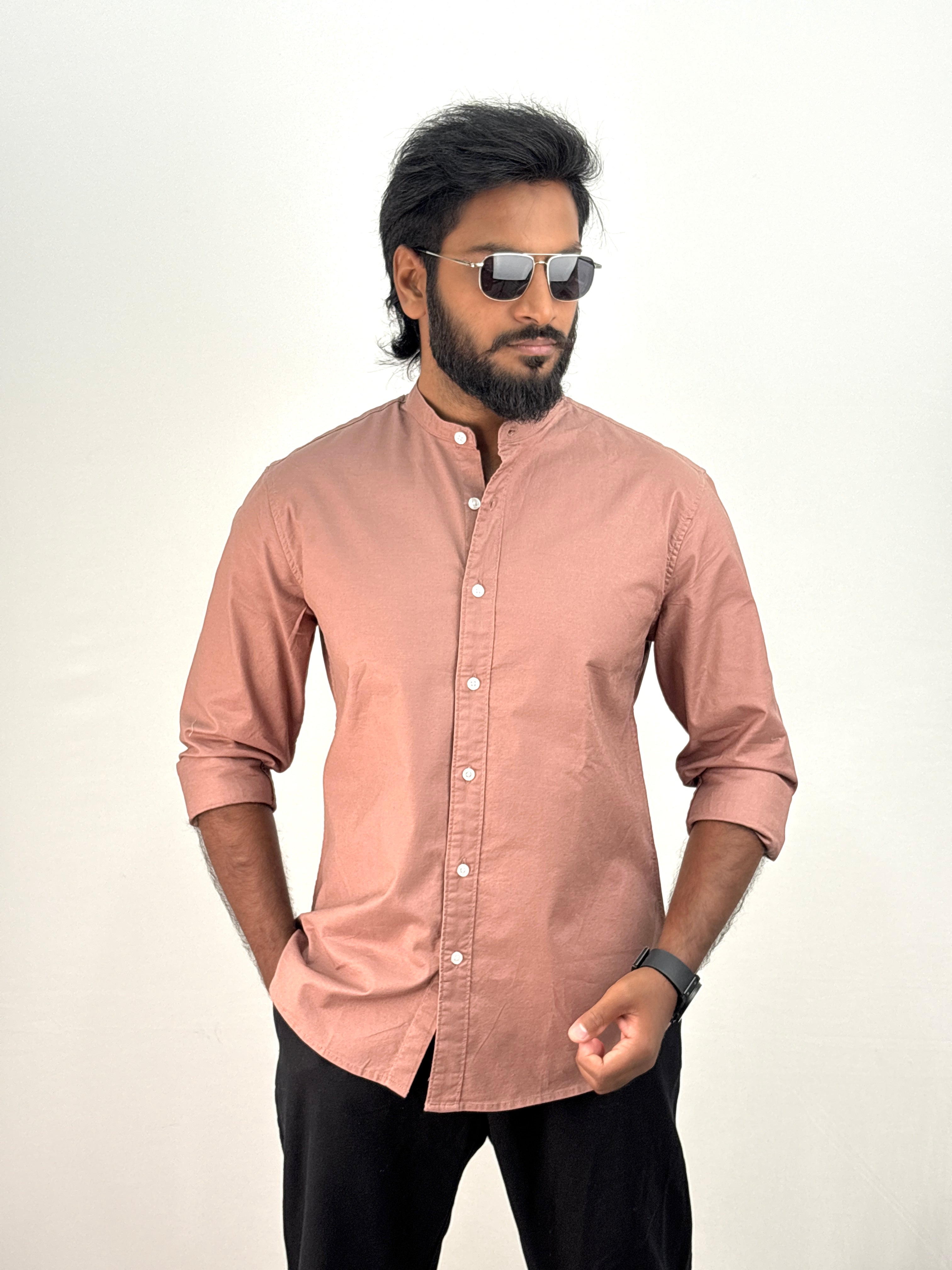 Mavue Mandarin Collar Shirt