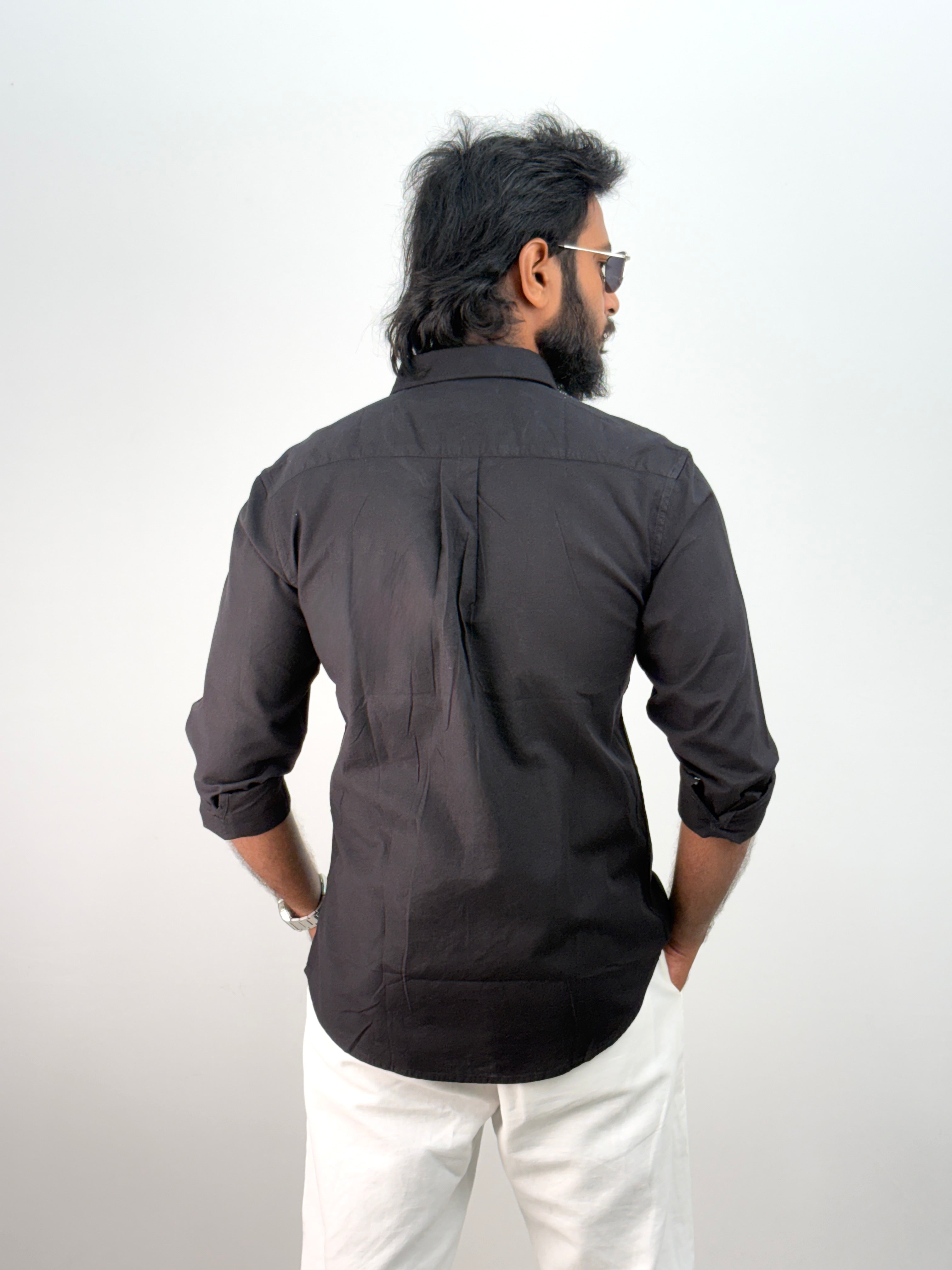 Black Linen Shirt