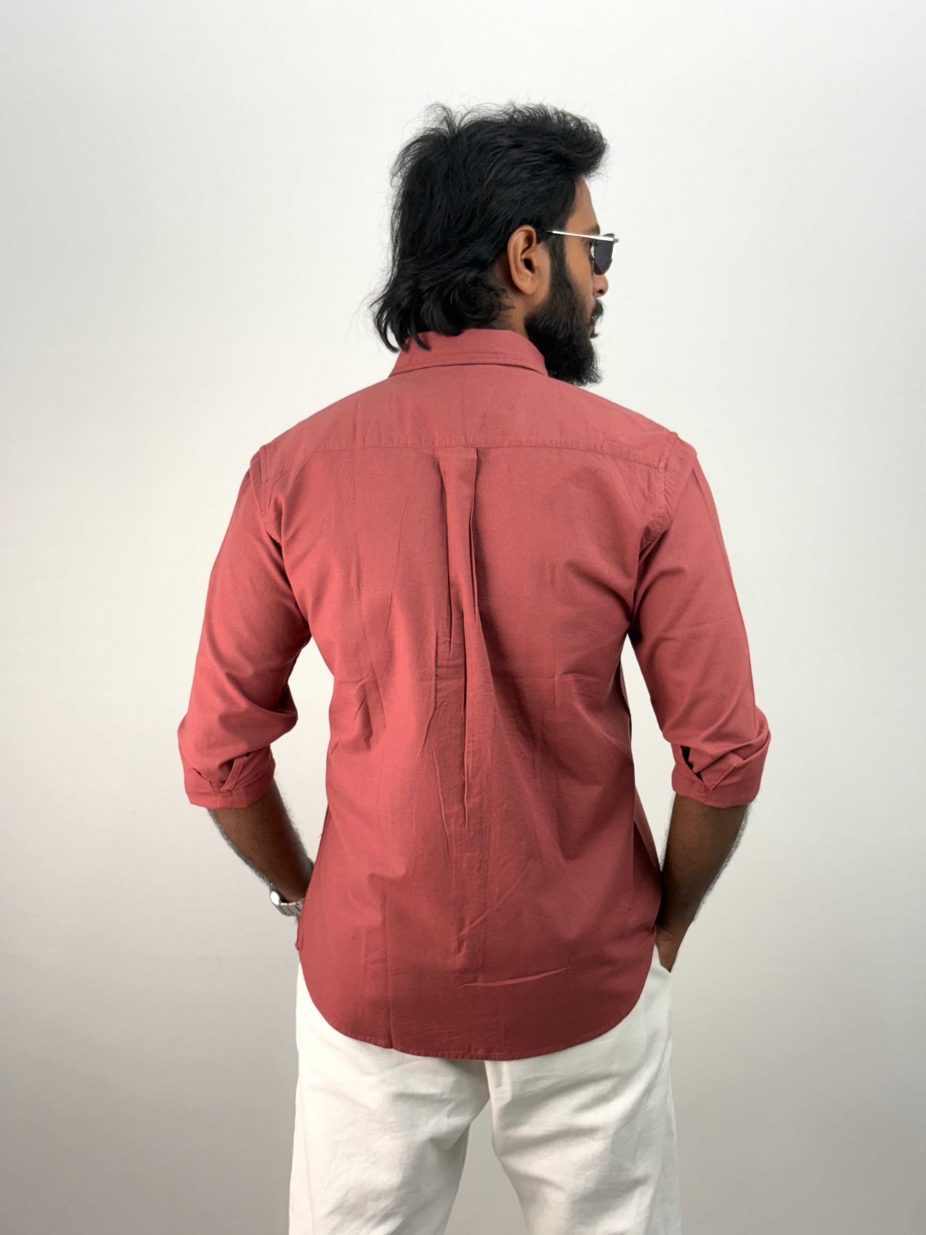 Cherry Linen Shirt