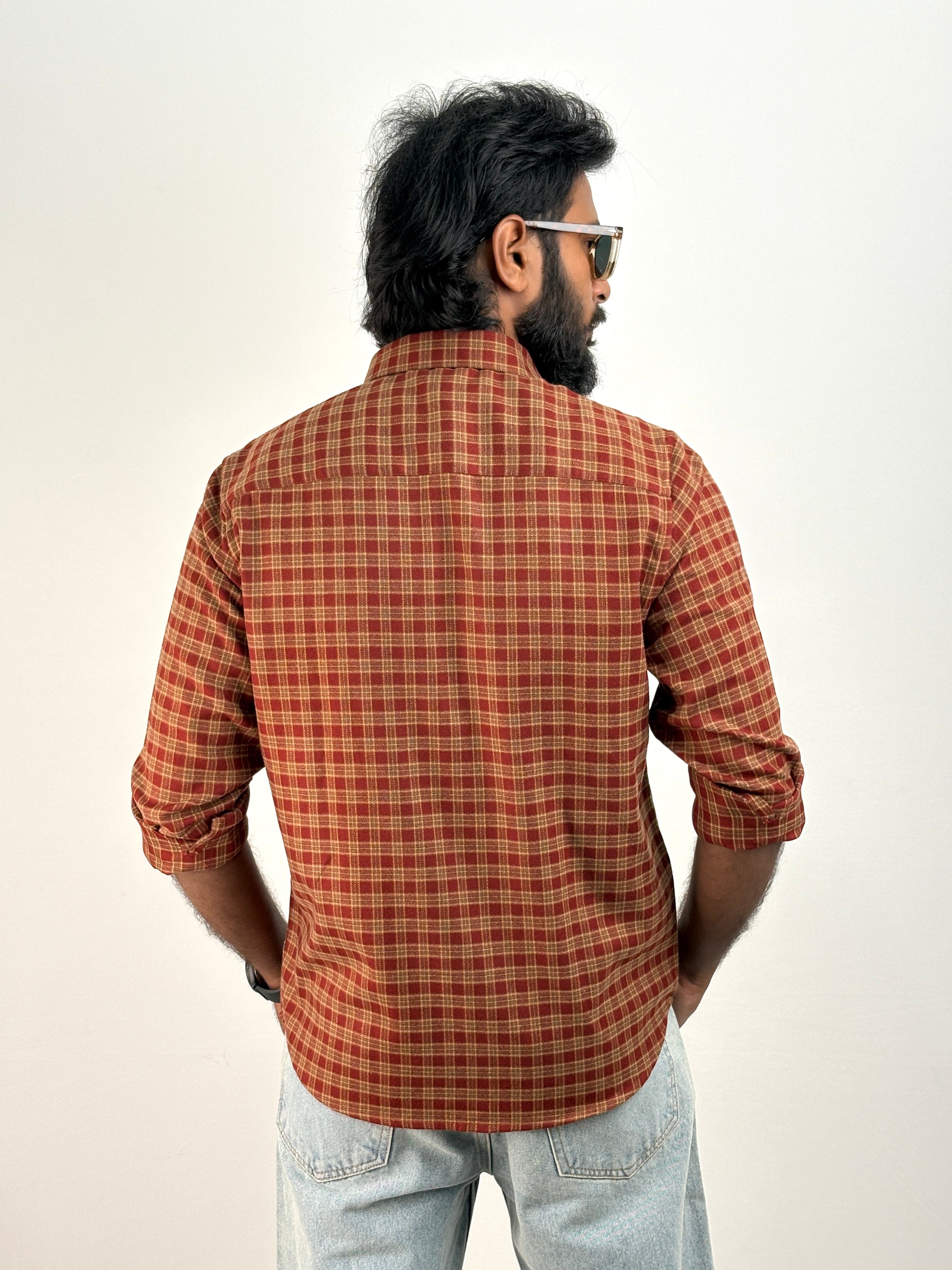 Red IMP Flannel Shirt