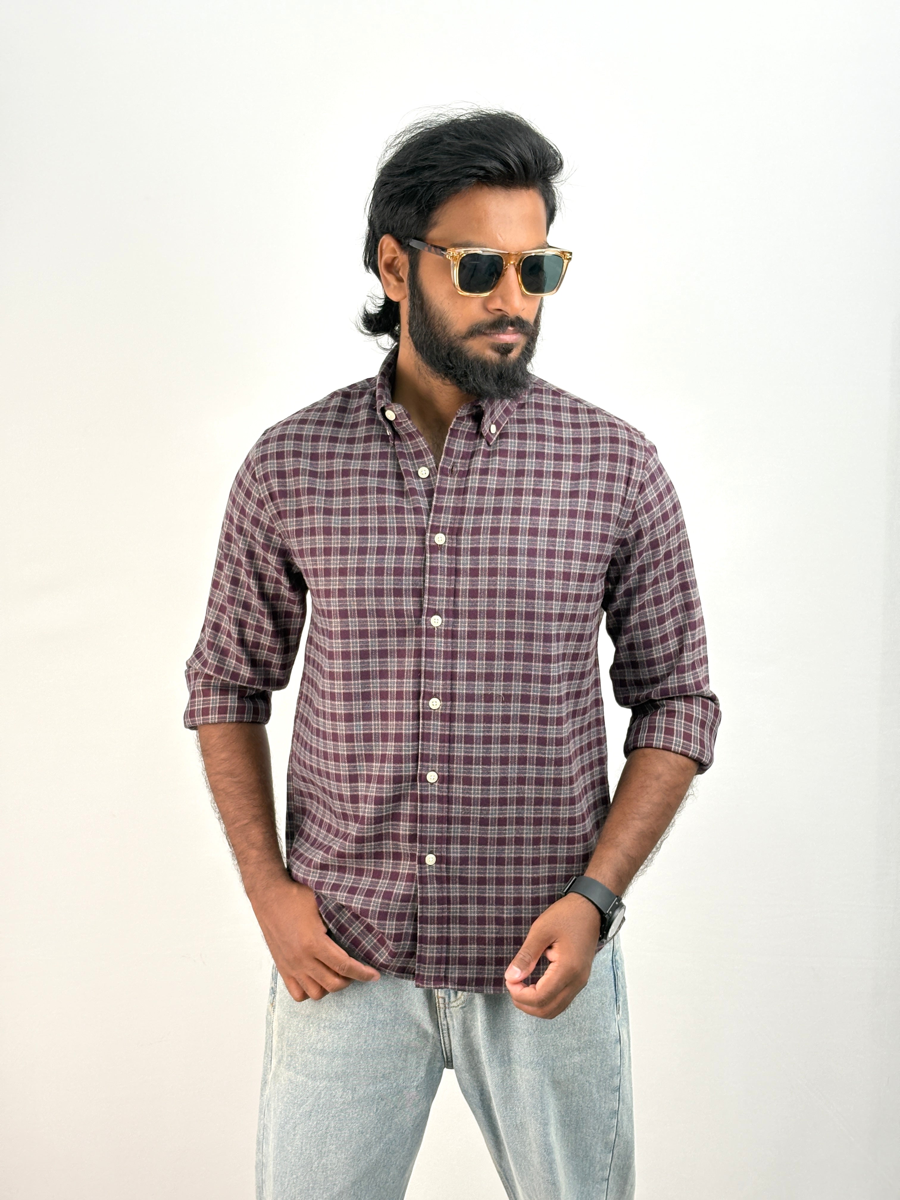 Purple IMP Flannel Shirt
