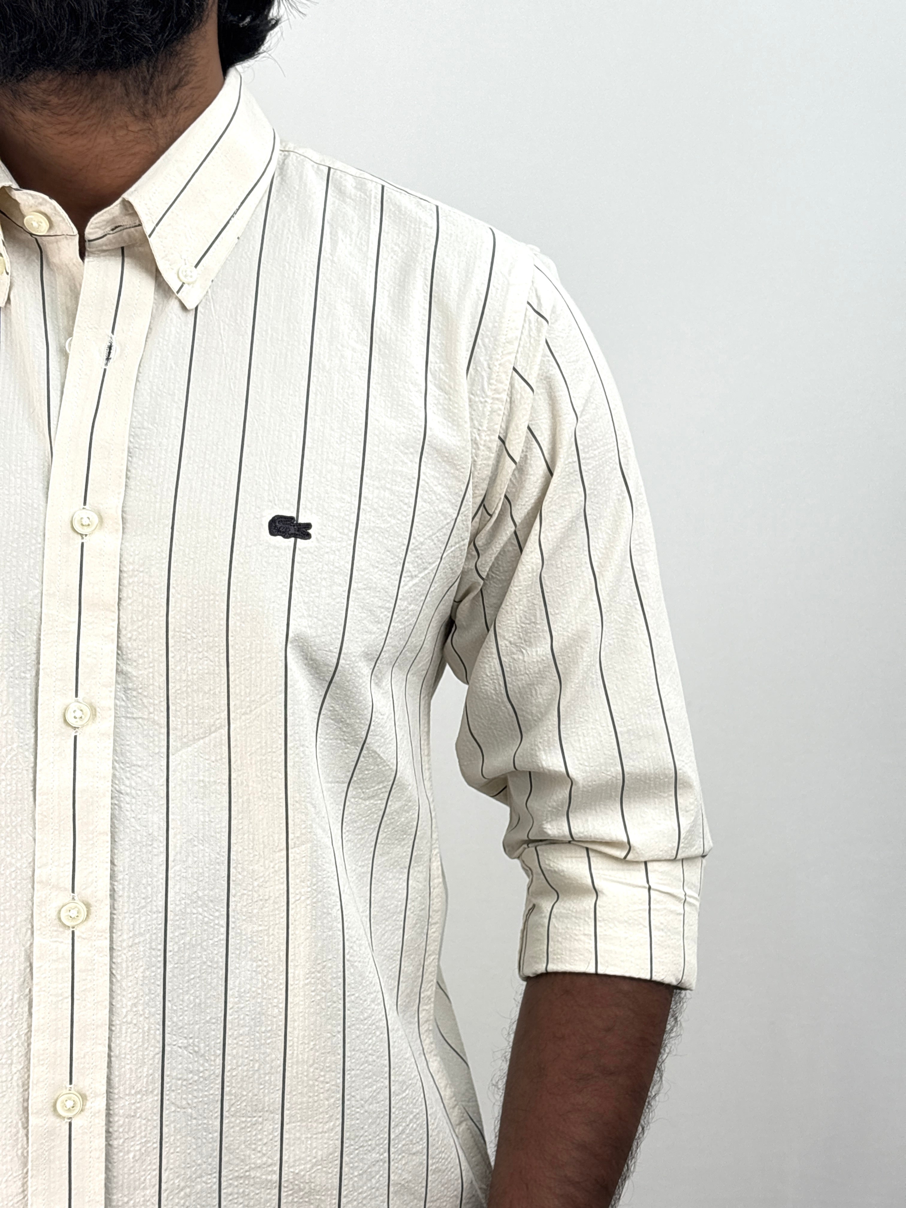 Beige Stripe Shirt #