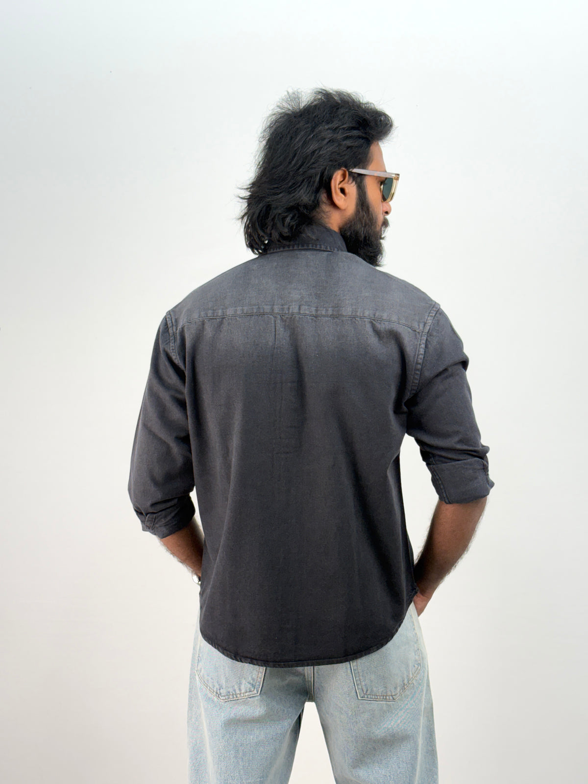 Black Denim Shirt 2