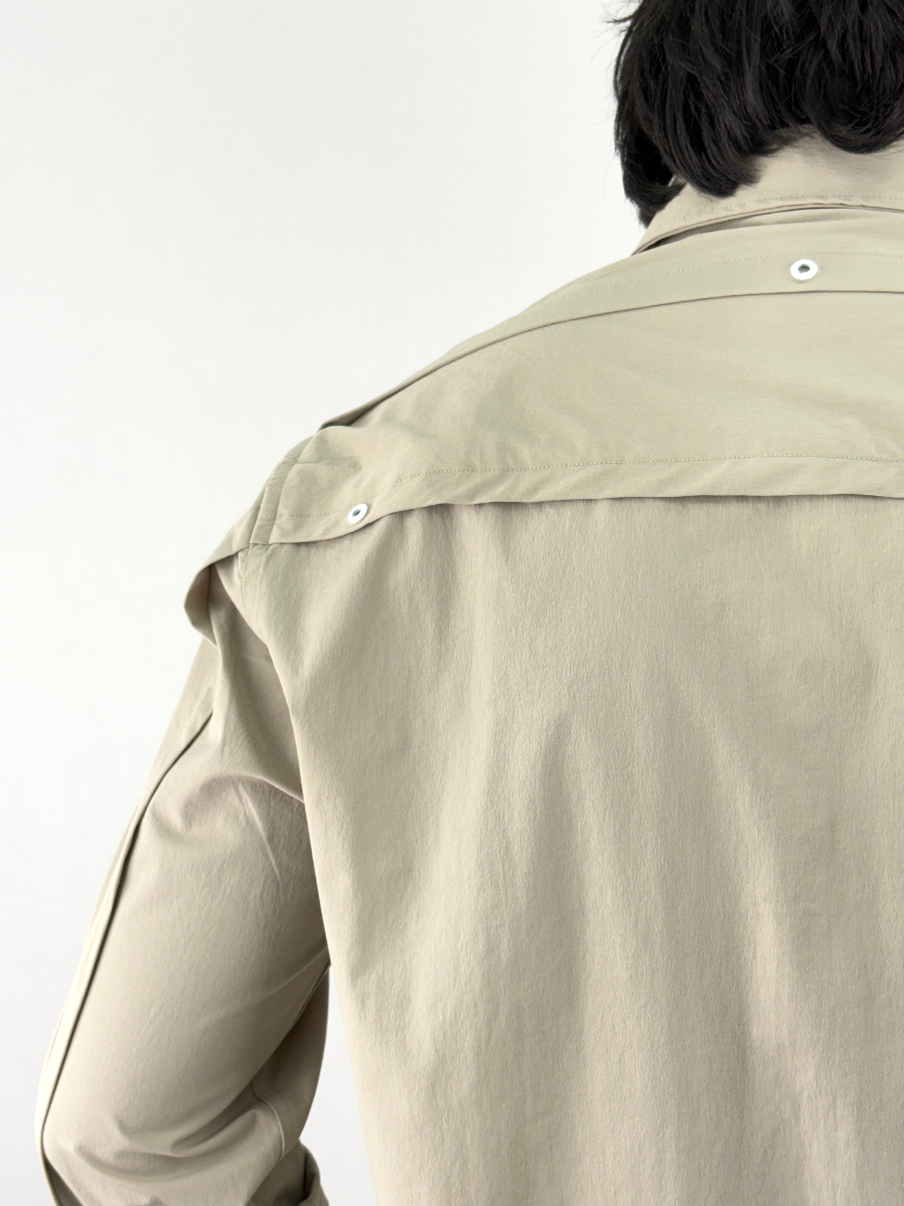 Beige Oversized Shirt