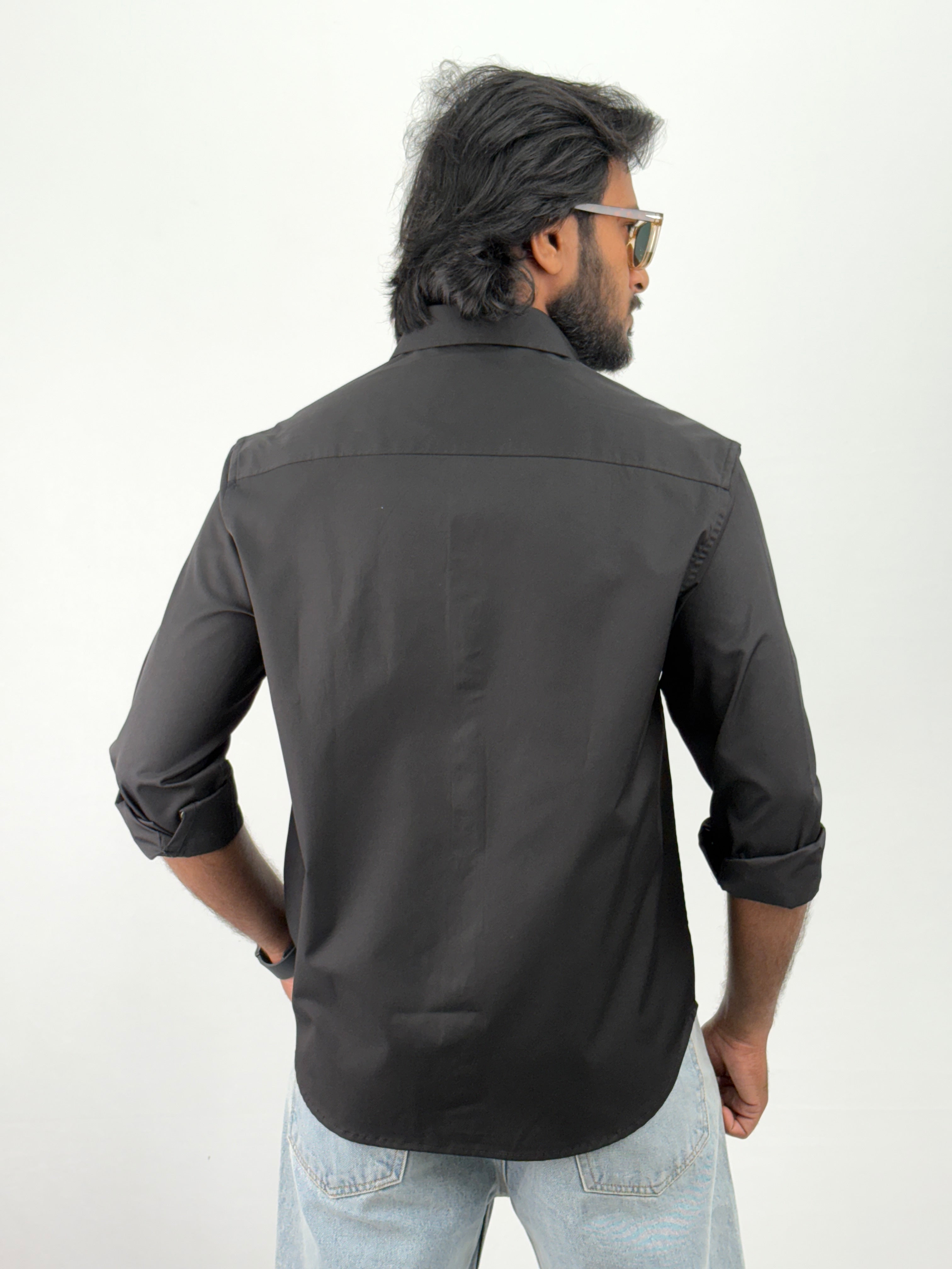 Black Oversized Shirt