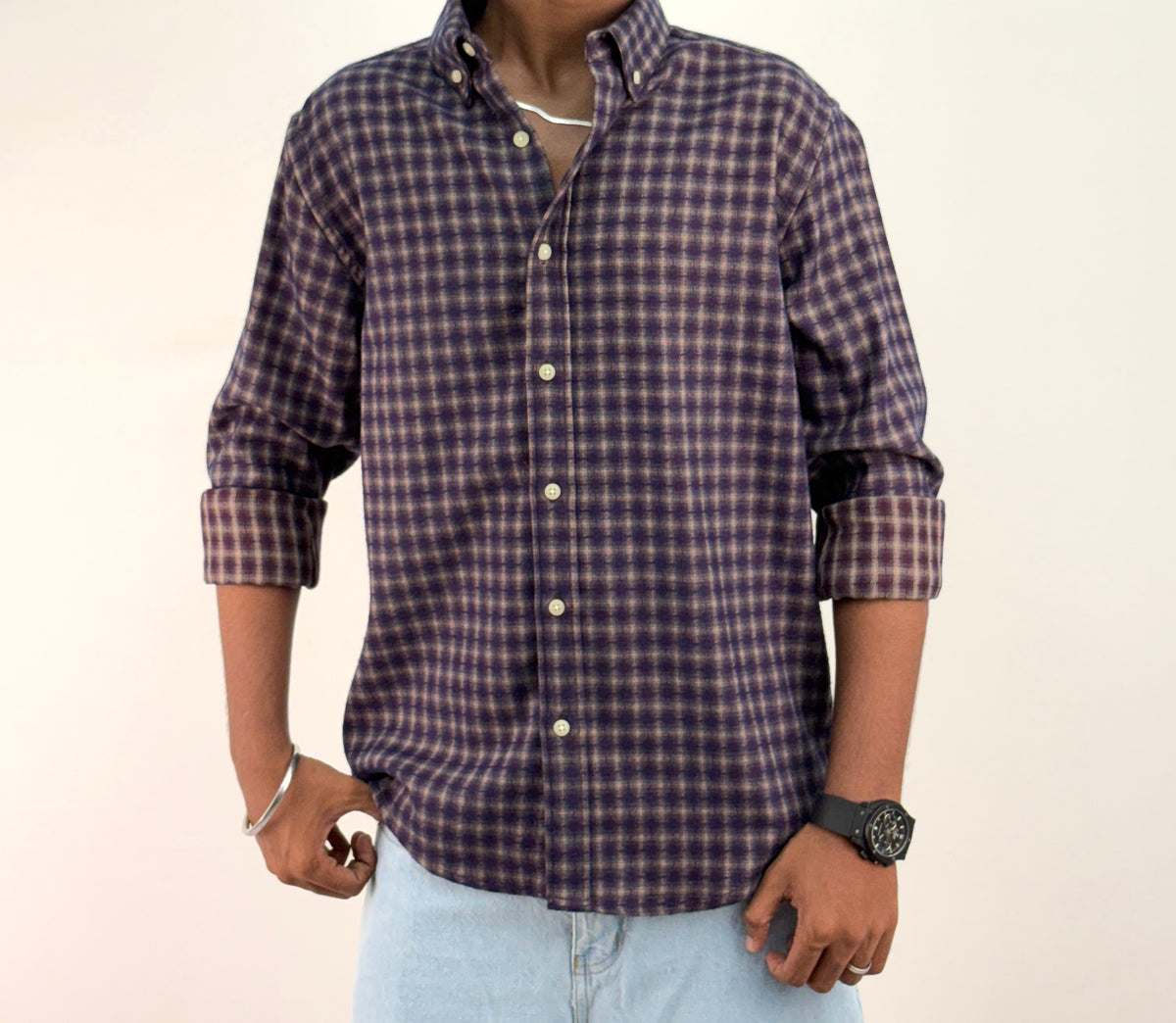 Violet IMP Flannel Shirt 2