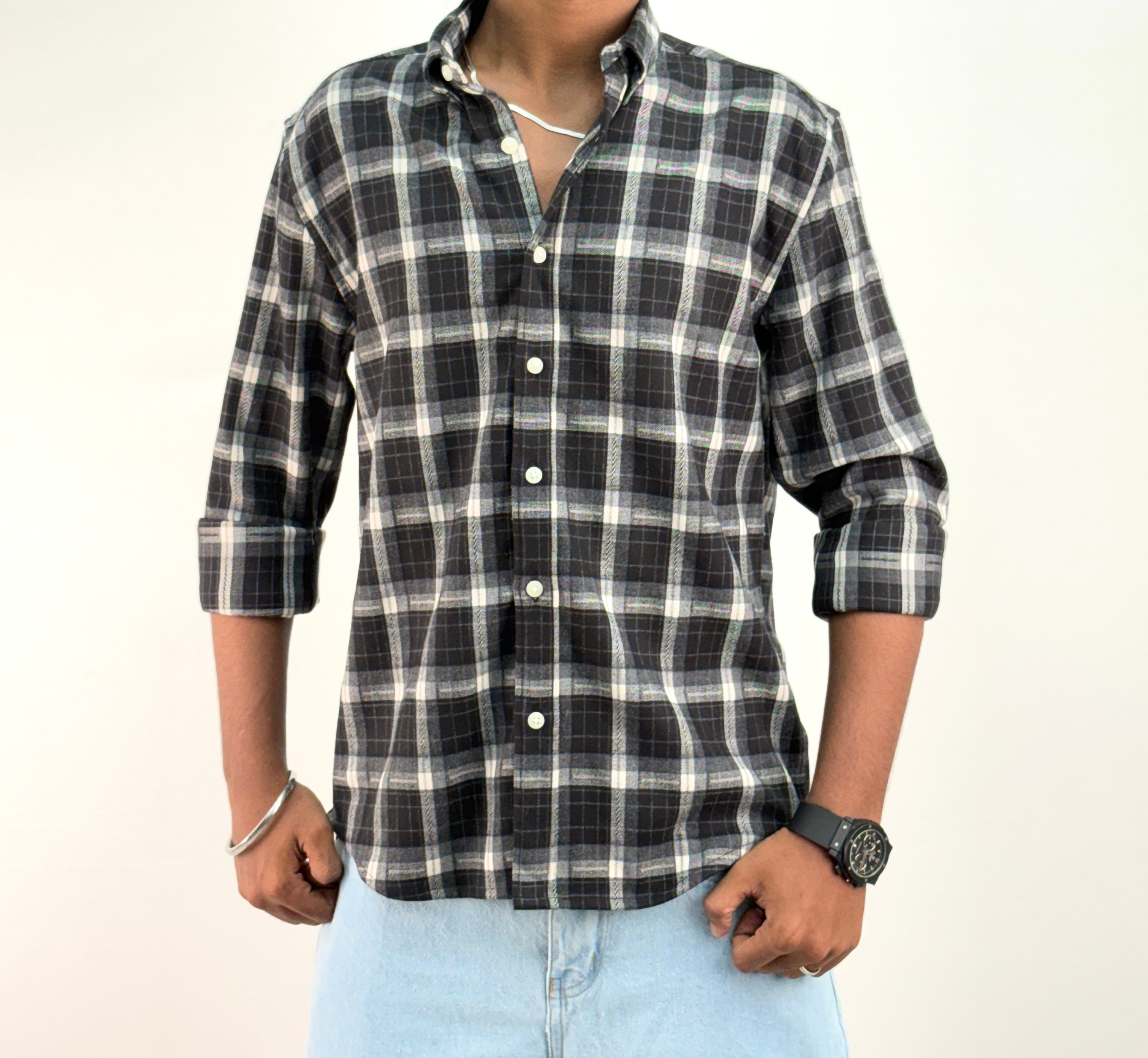 Black IMP Flannel Shirt 2