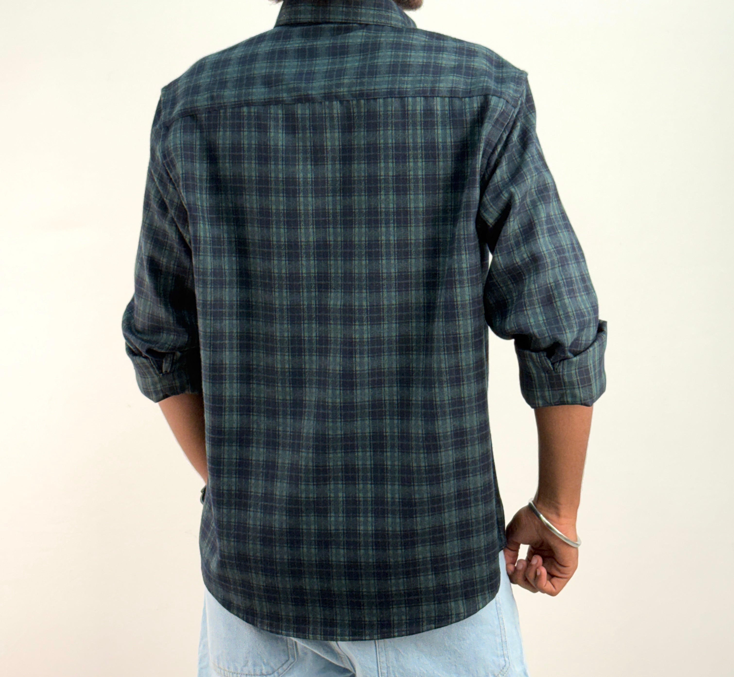 Dark Green IMP Flannel Shirt 2